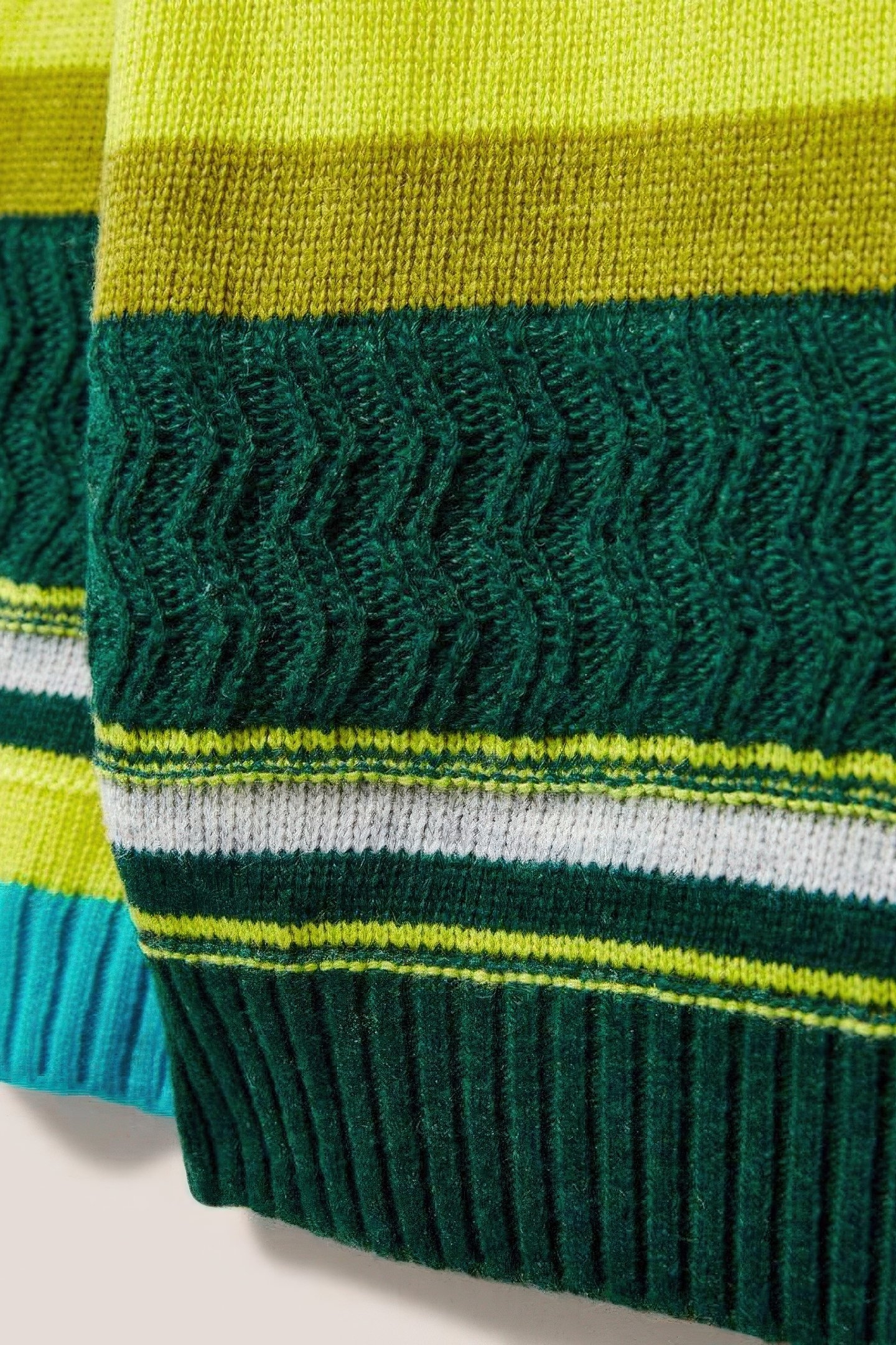 STRIPE JUMPER GREEN MULTI 3