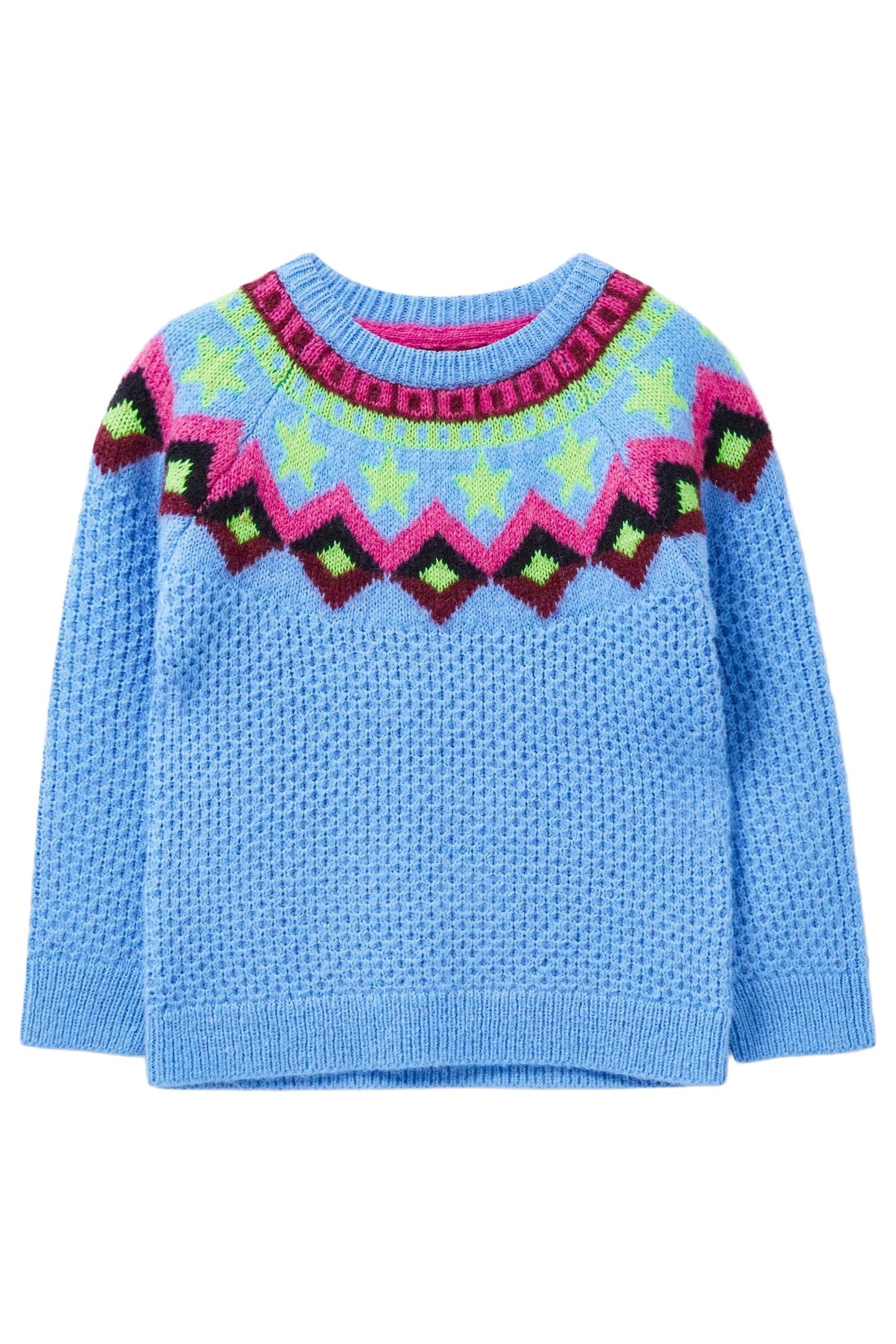 FAIRISLE JUMPER BLUE MULTI 4