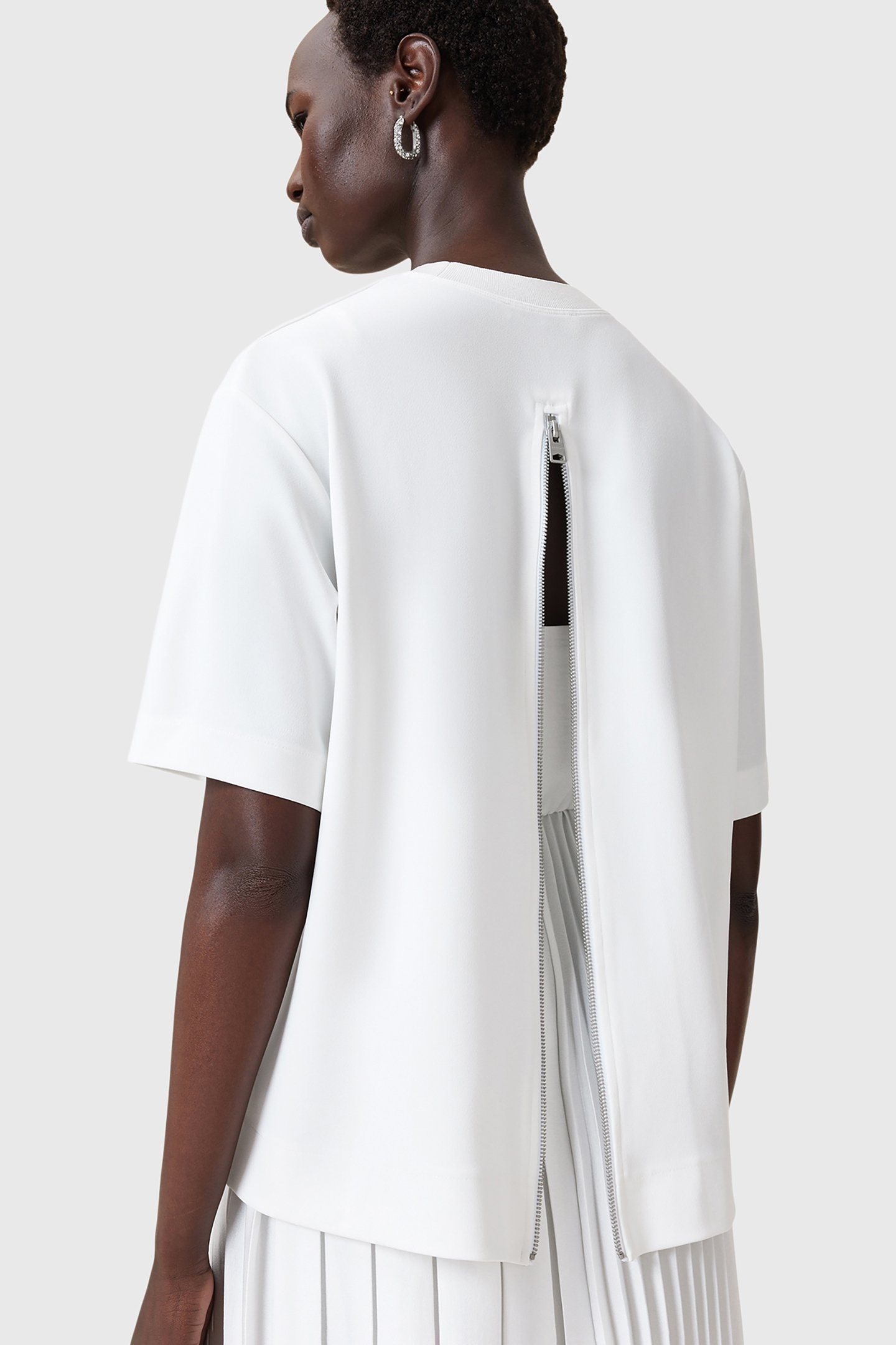 JAX TEE DRESS CHALK WHITE 6