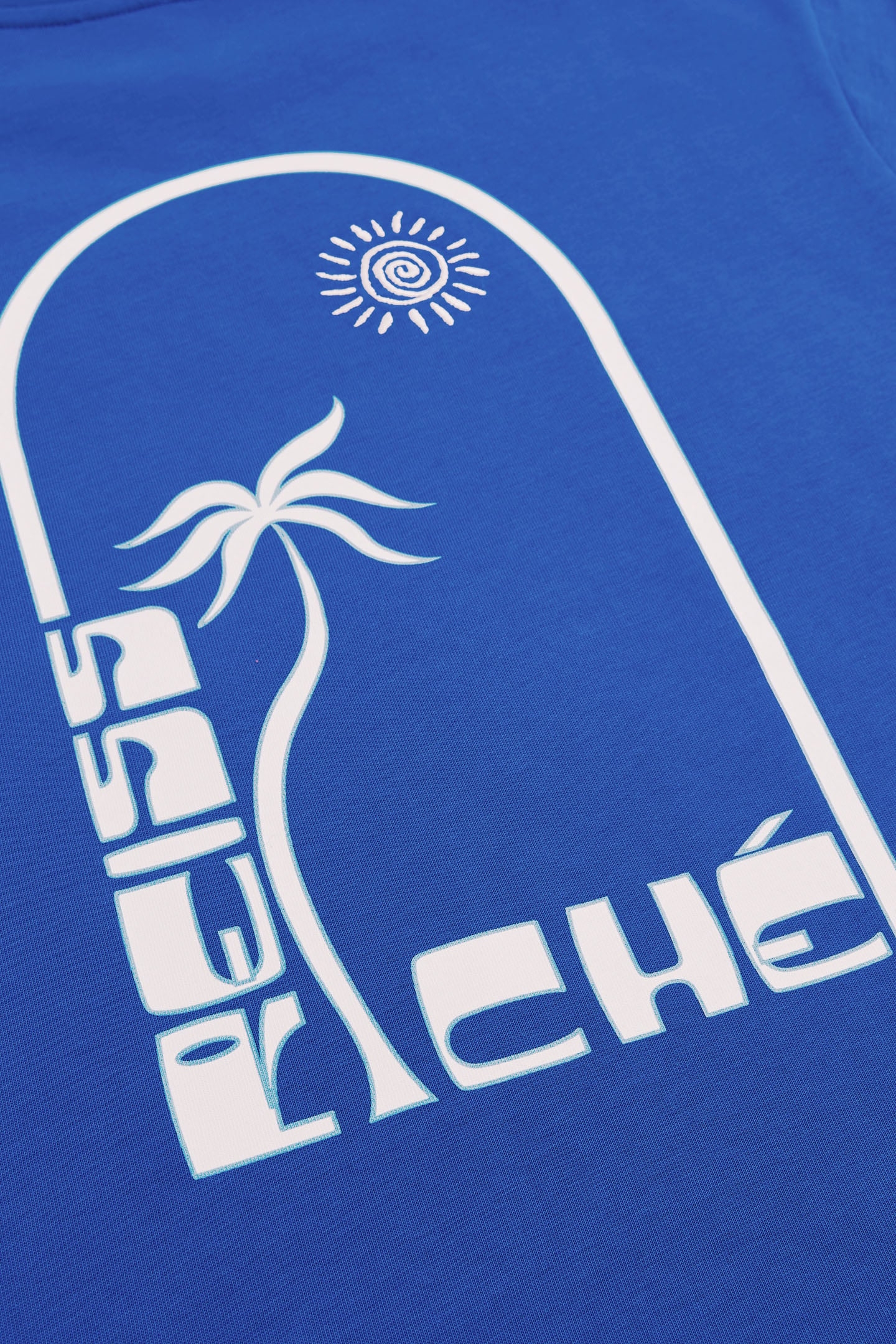 SS PALM TREE PRINTED TSHIRT BLUE 5