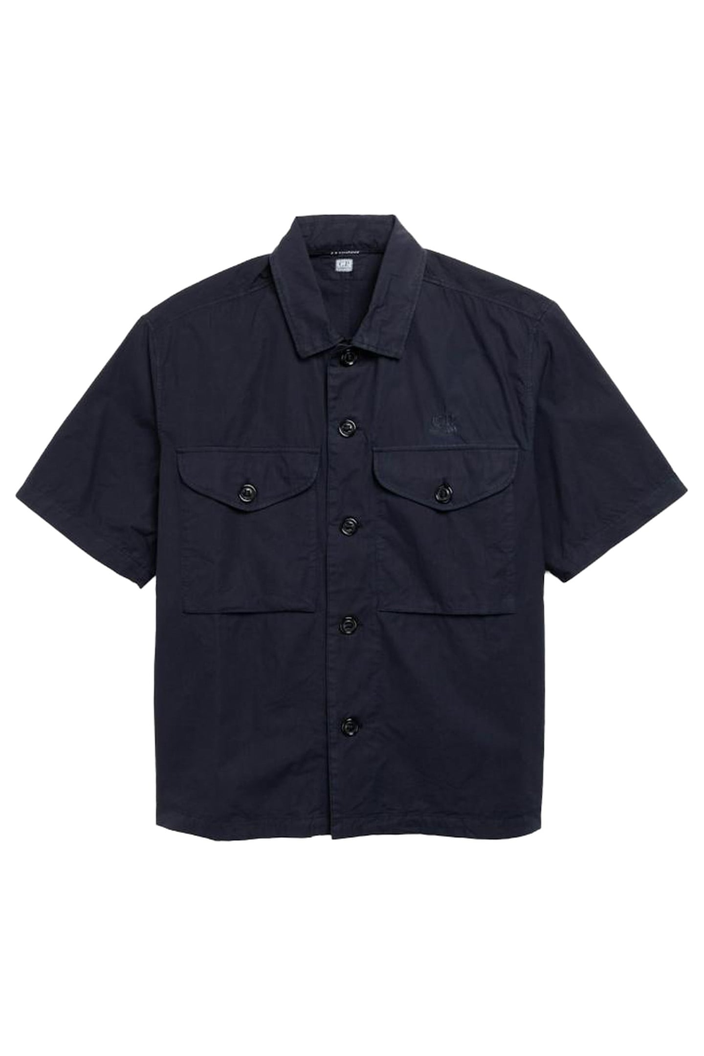 C.P. COMPANY – BOXY SHORT-SLEEVE SHIRT BLUE 1