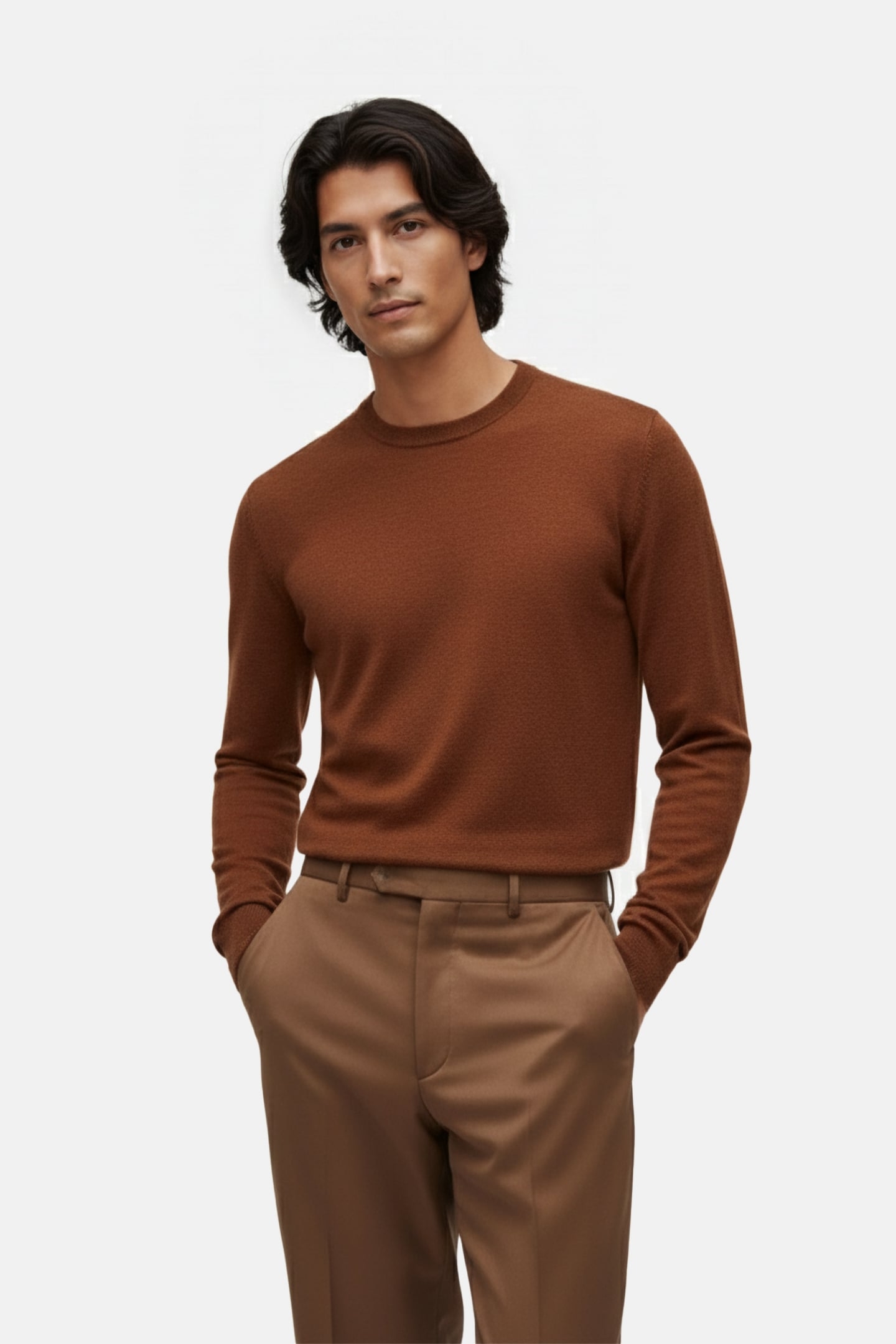 DS_GAGE CREWNECK RUSTIC BROWN 2