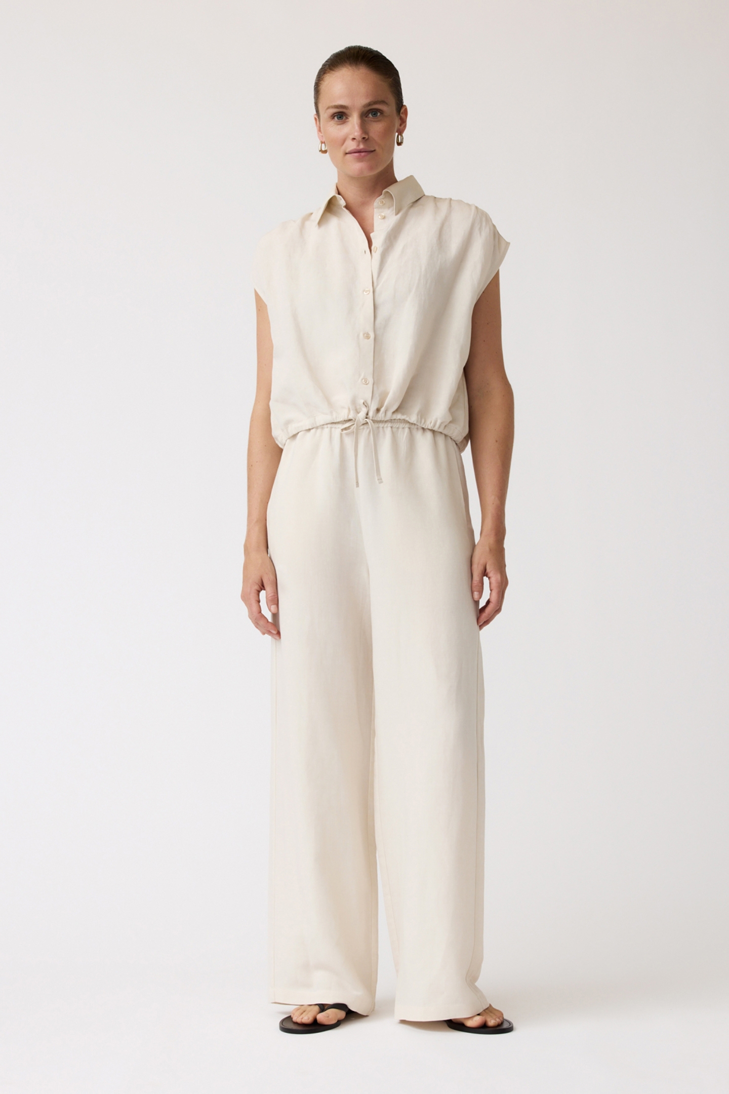 FLORA BLOUSE OATMEAL 2