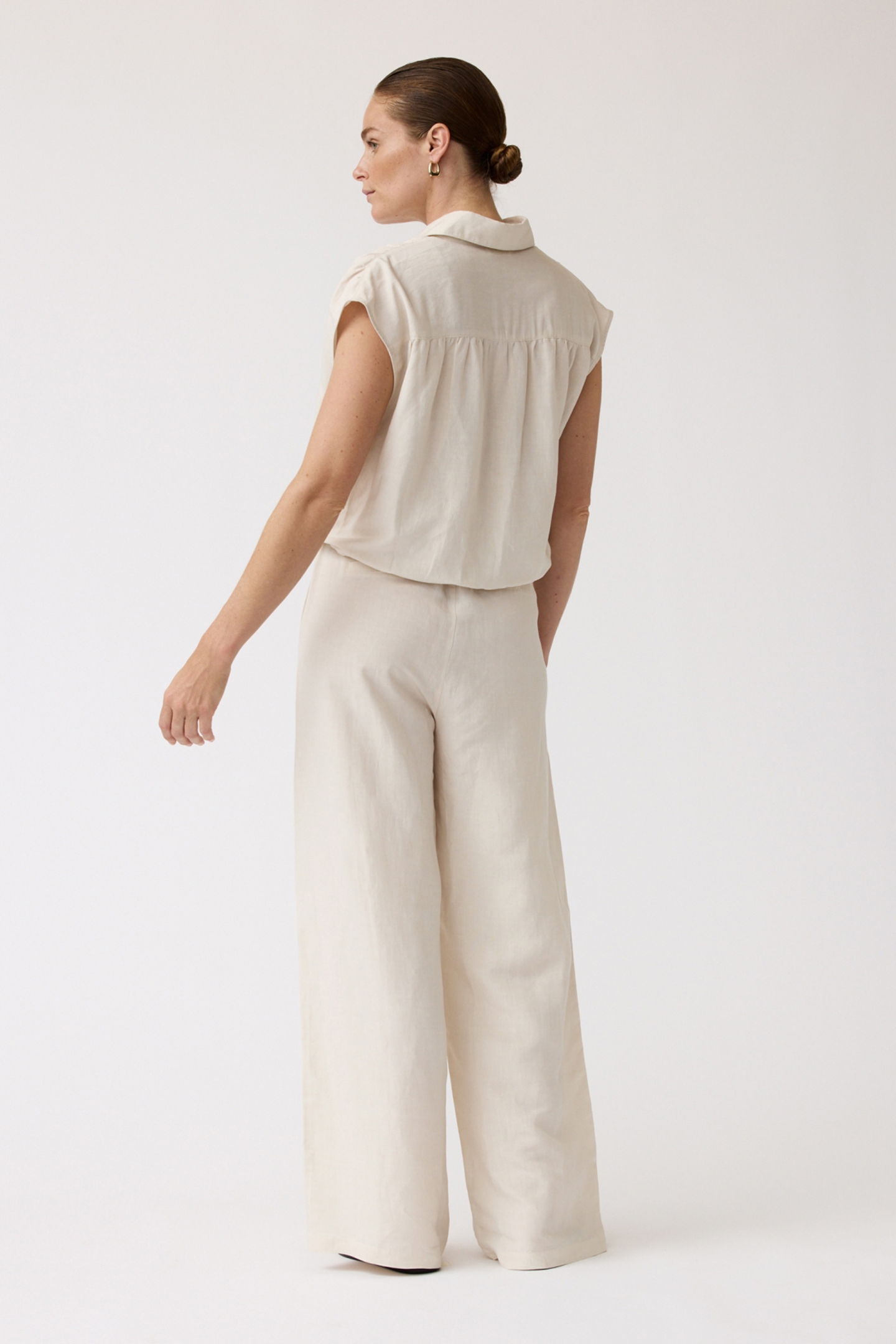 FLORA BLOUSE OATMEAL 3