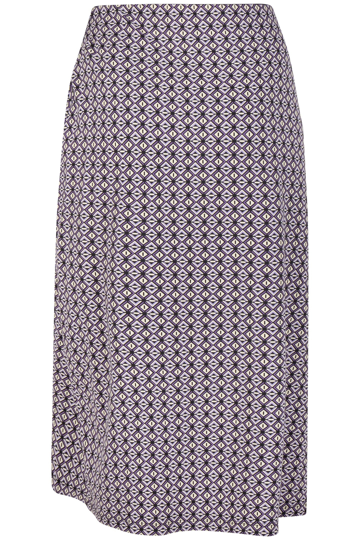 SKIRT KNOT GRAPHIC EARTH PRINT 3