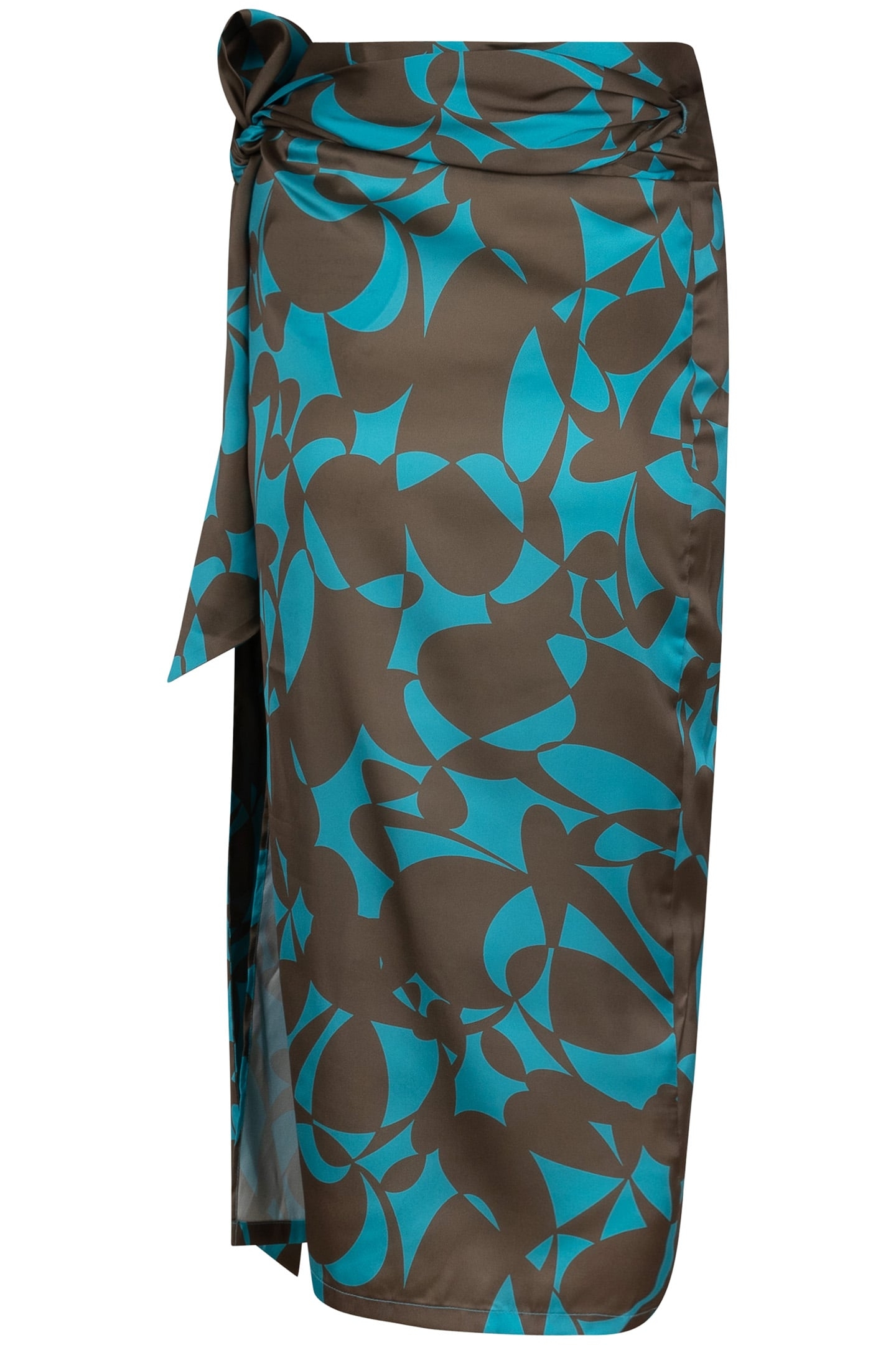 SKIRT WRAP OVER SATEEN EXPRESSIVE ROOTS PRINT 6