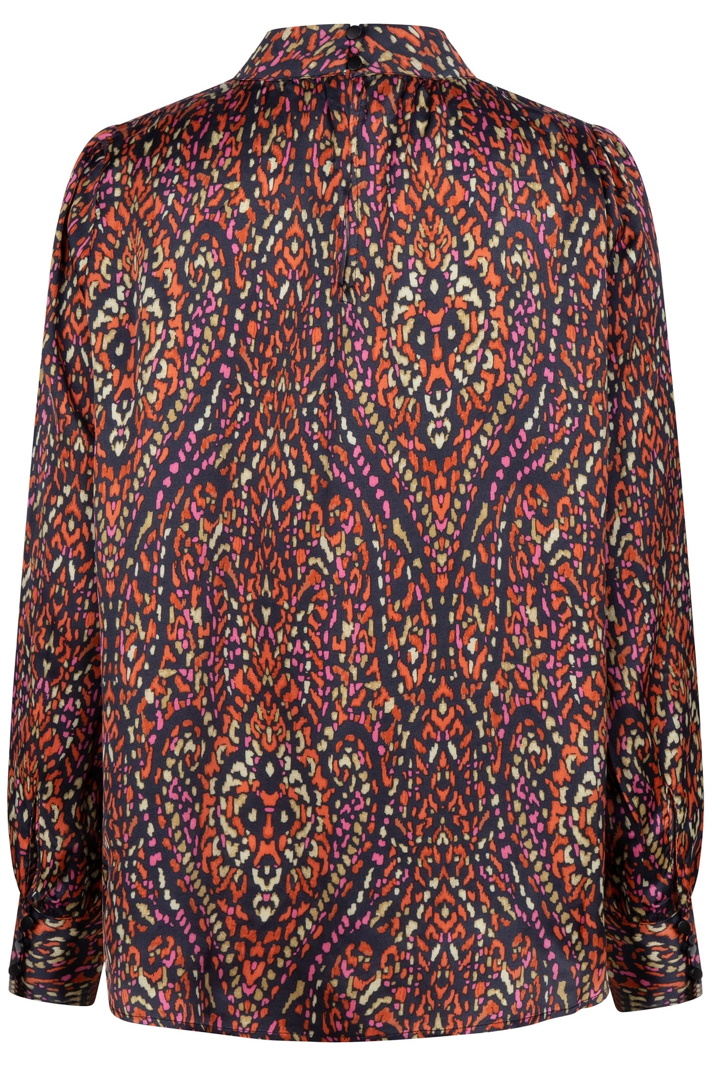 BLOUSE GATHERED COLLAR REWILDING PRINT PRINT 6