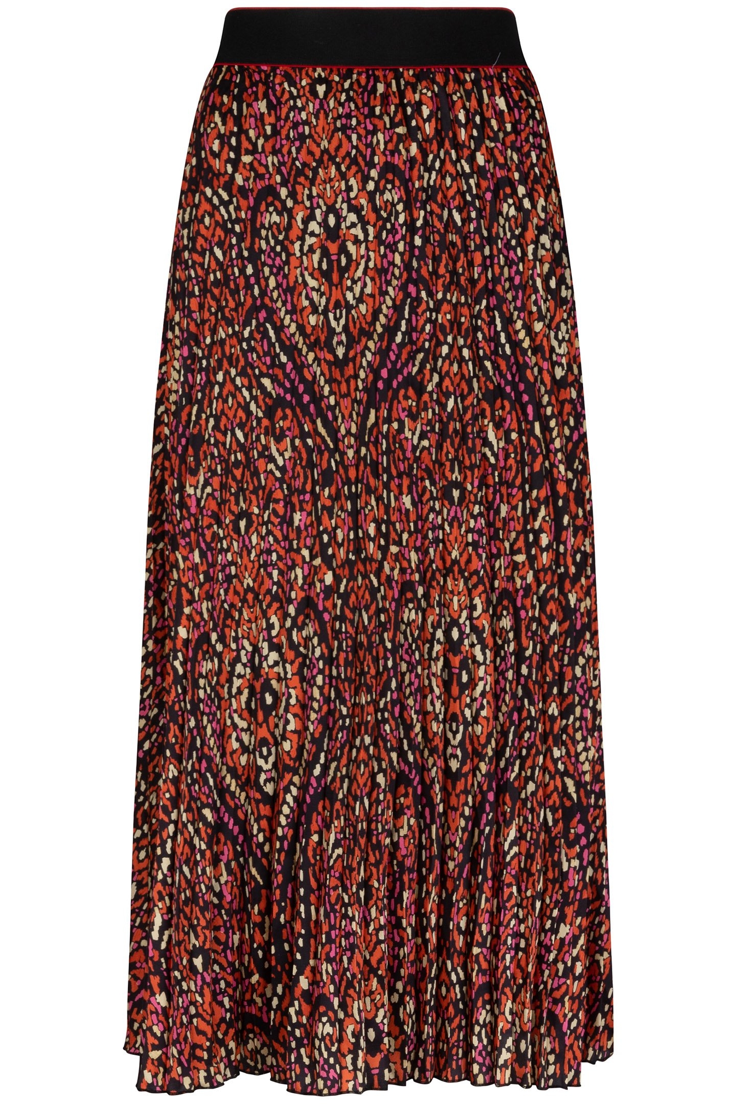 SKIRT PLISSE SATEEN REWILDING PRINT 4