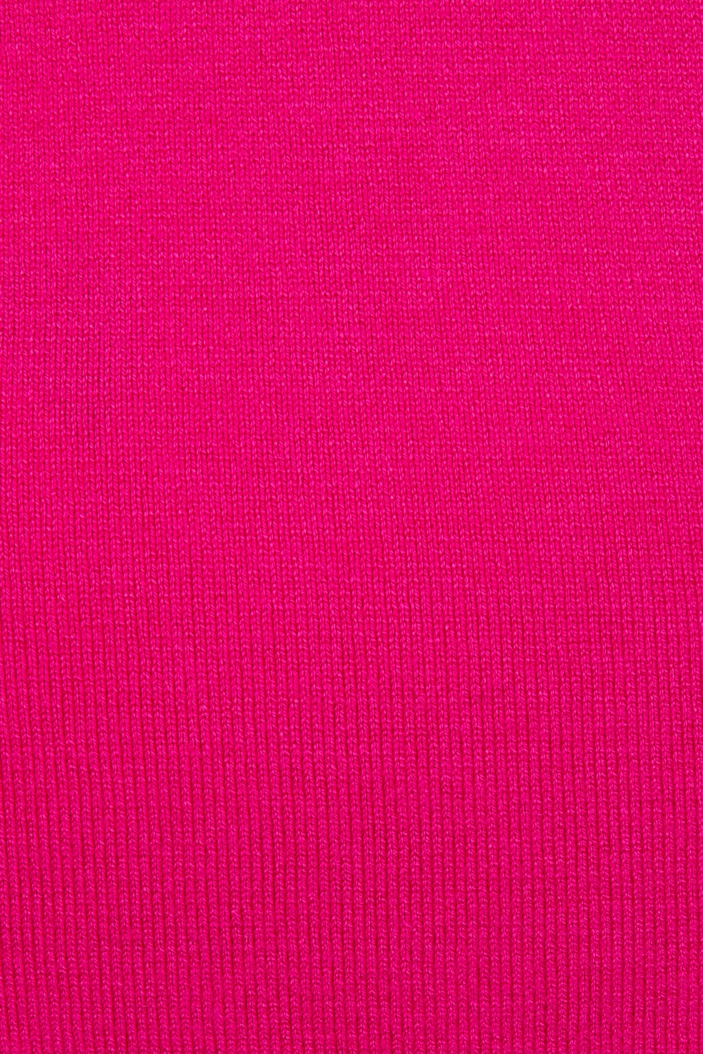 TOP SLVLSS RIBBED COL BASIC KNIT FUCHSIA 5
