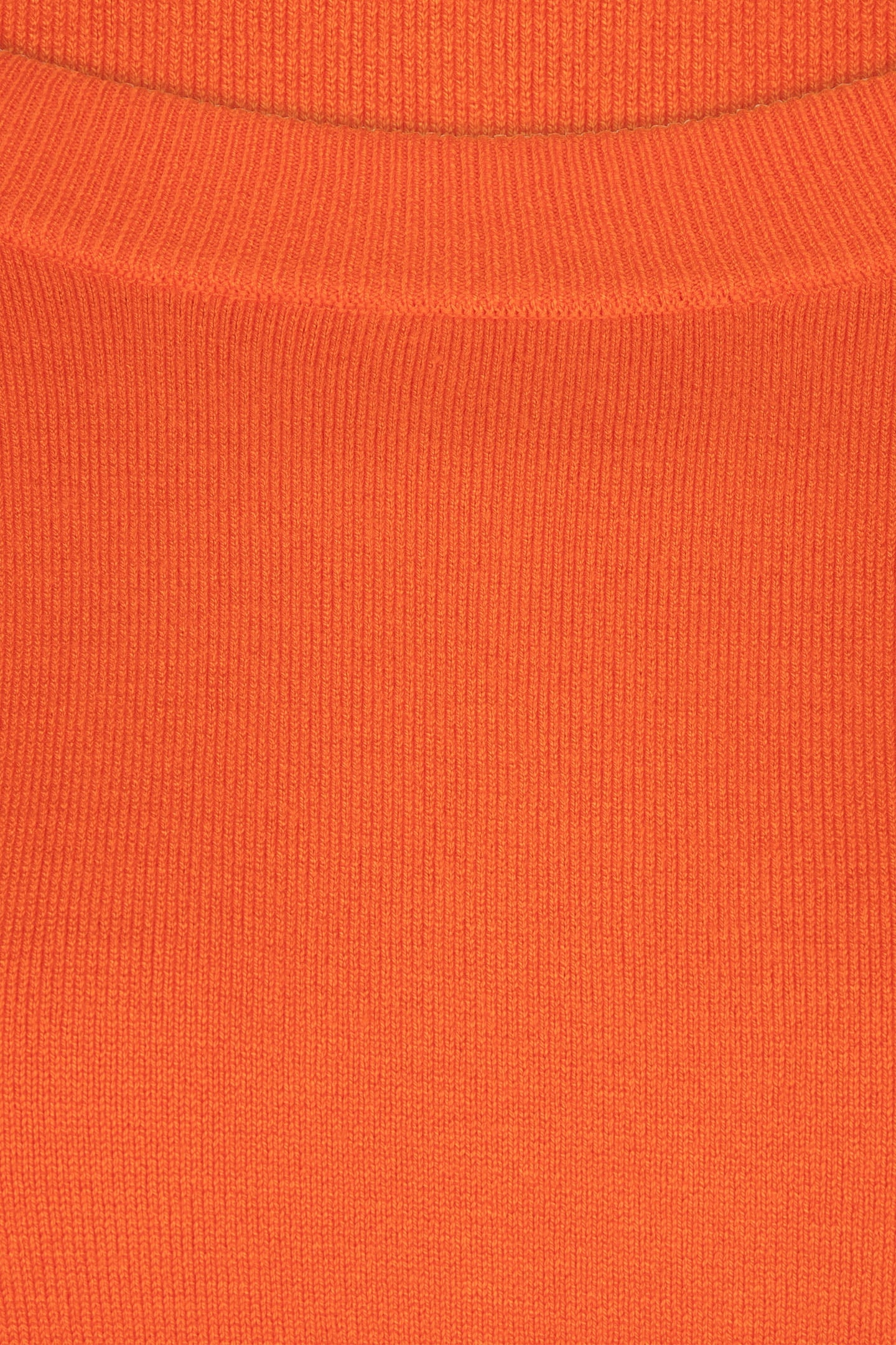 SWEATER BOXY BASIC KNIT ORANGE 5