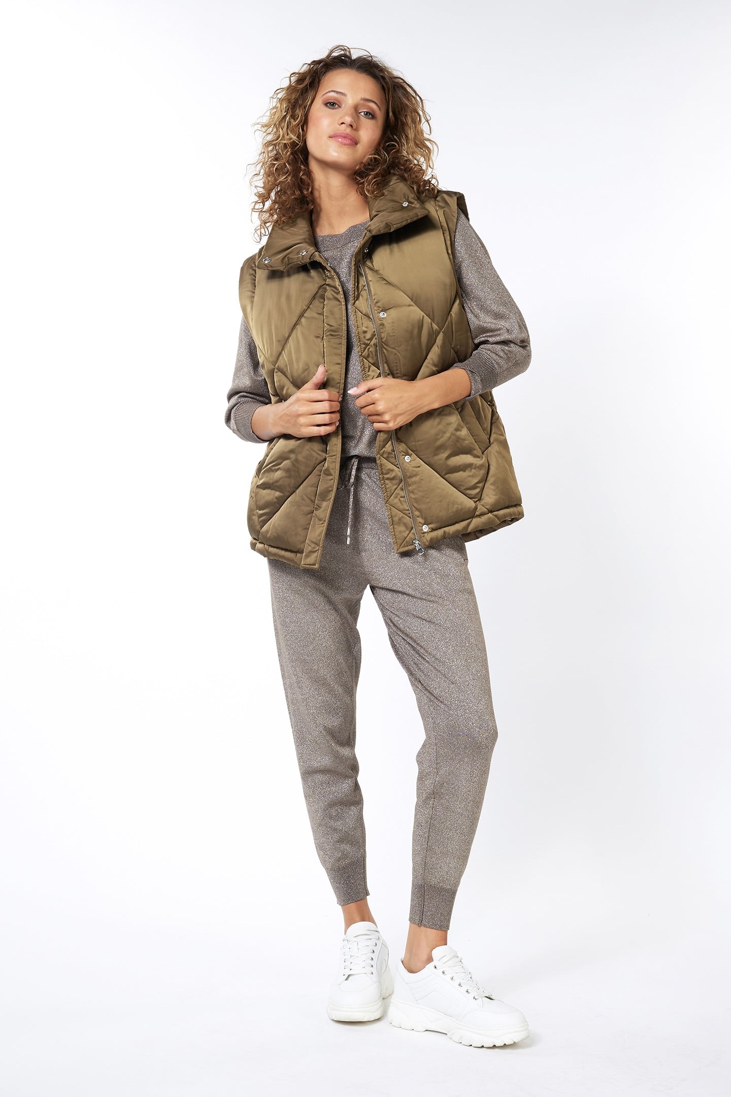 BODYWARMER COL ARMY GREEN 2