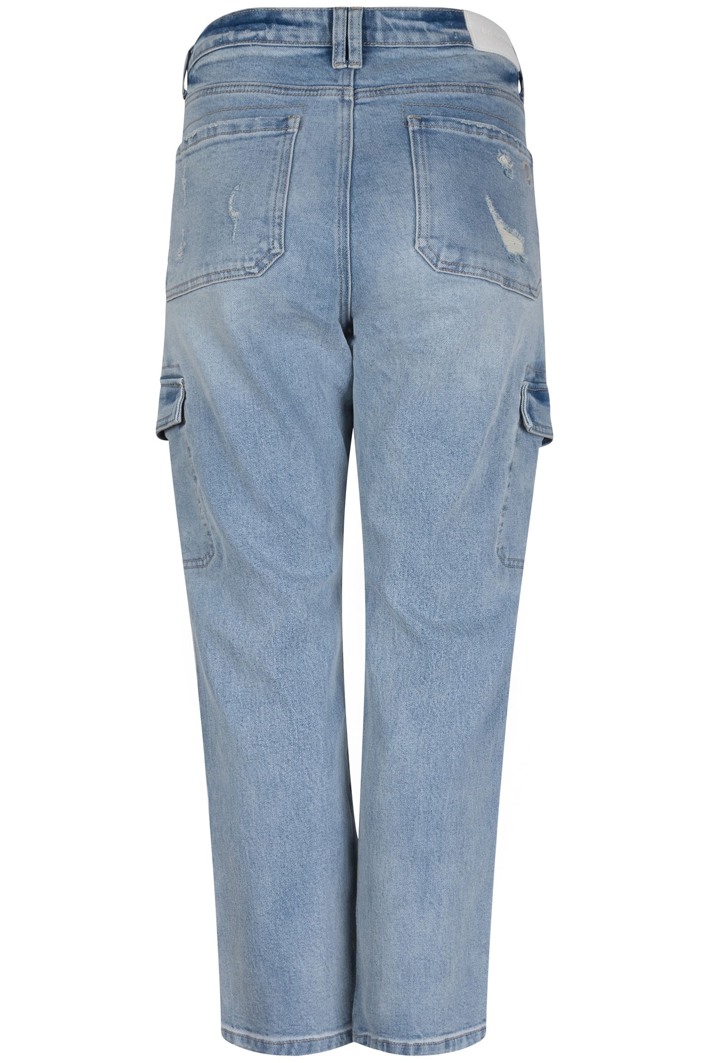 TROUSERS CARGO JEANS BLUE 4