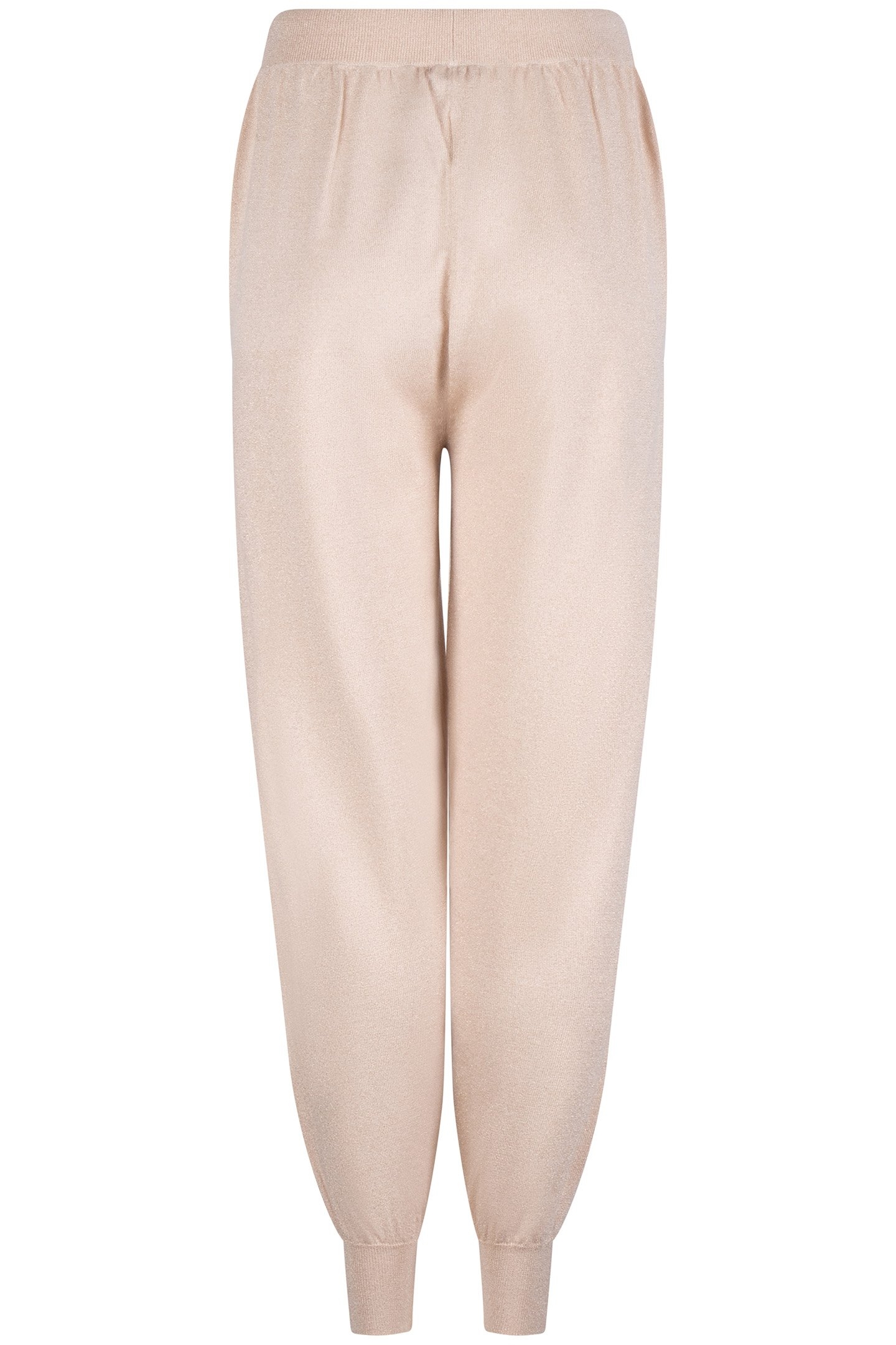 TROUSERS JOGGER LUREX LIGHT SAND 5