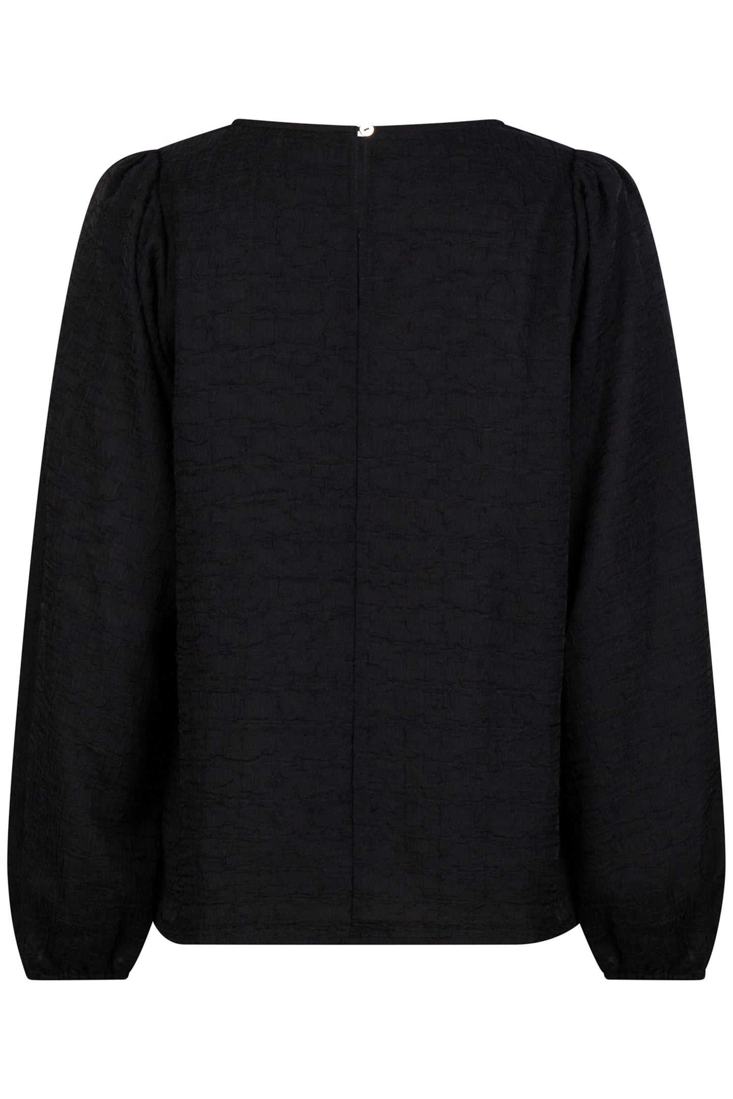 BLOUSE R-NECK BLACK 7