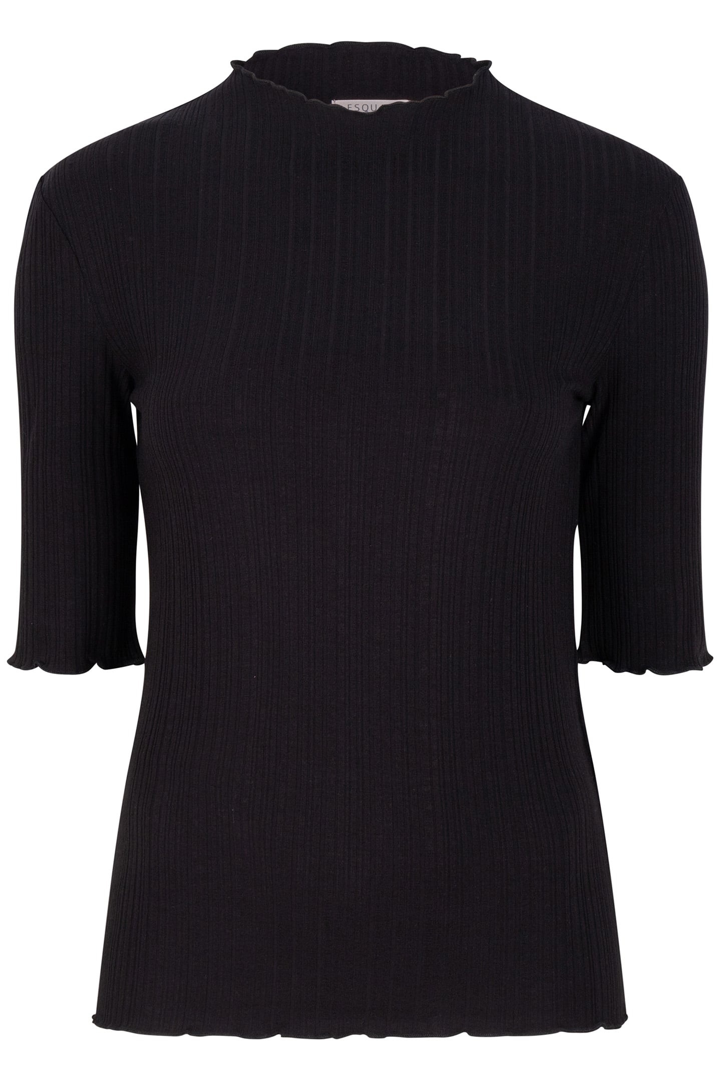 TOP IRREGULAR RIB BLACK 3