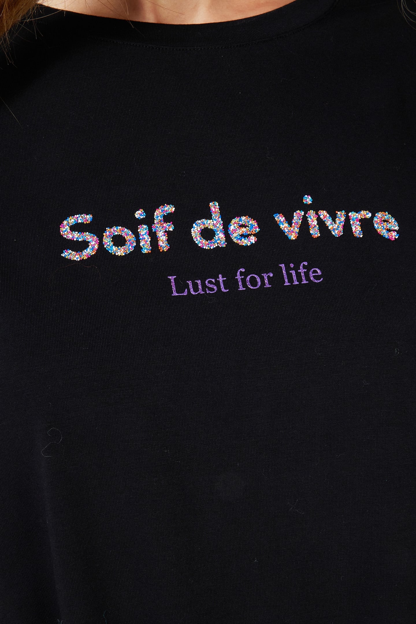 T-SHIRT SOIF DE VIVRE BLACK 7