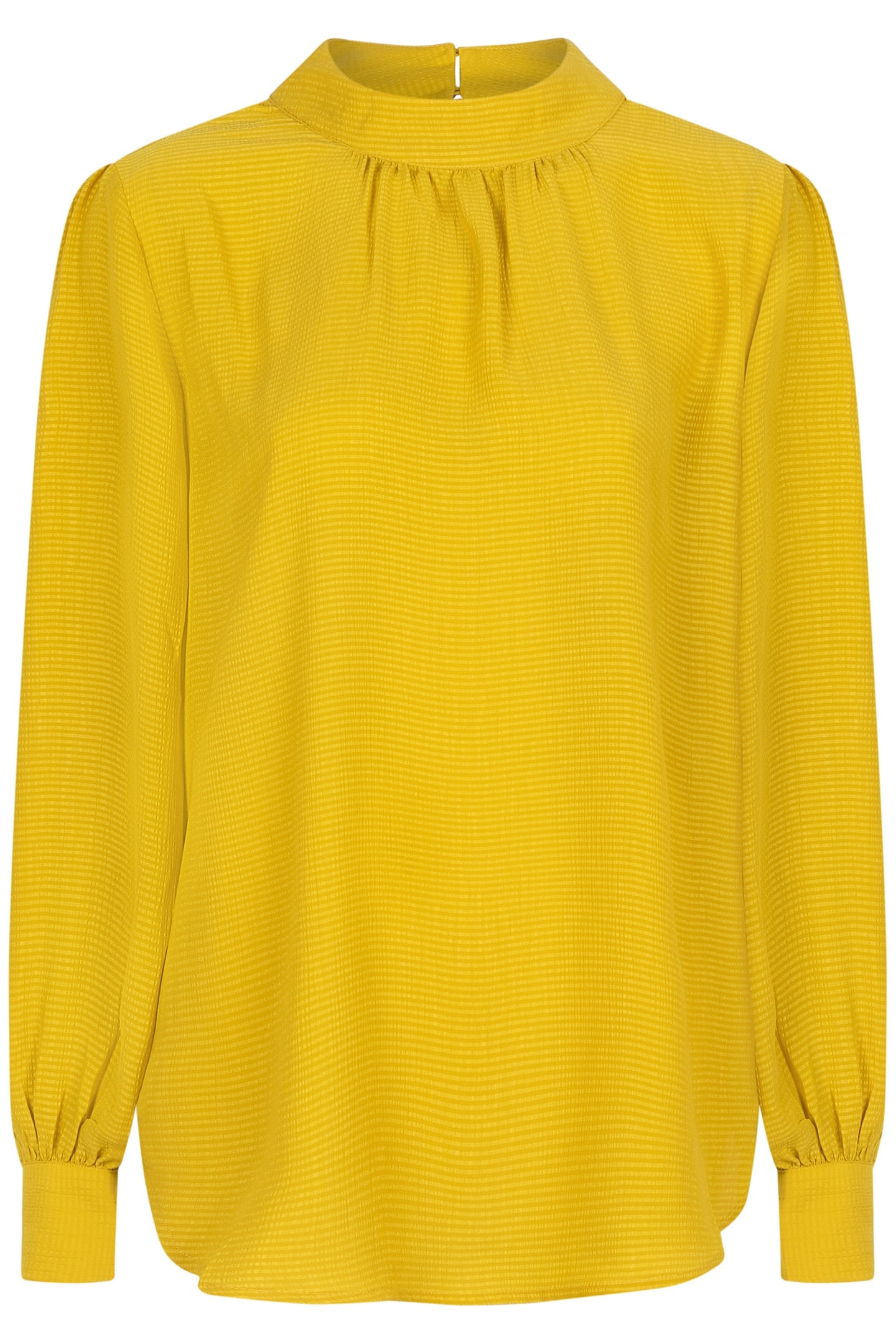 BLOUSE COLLAR GATHERING WARM OLIVE 5