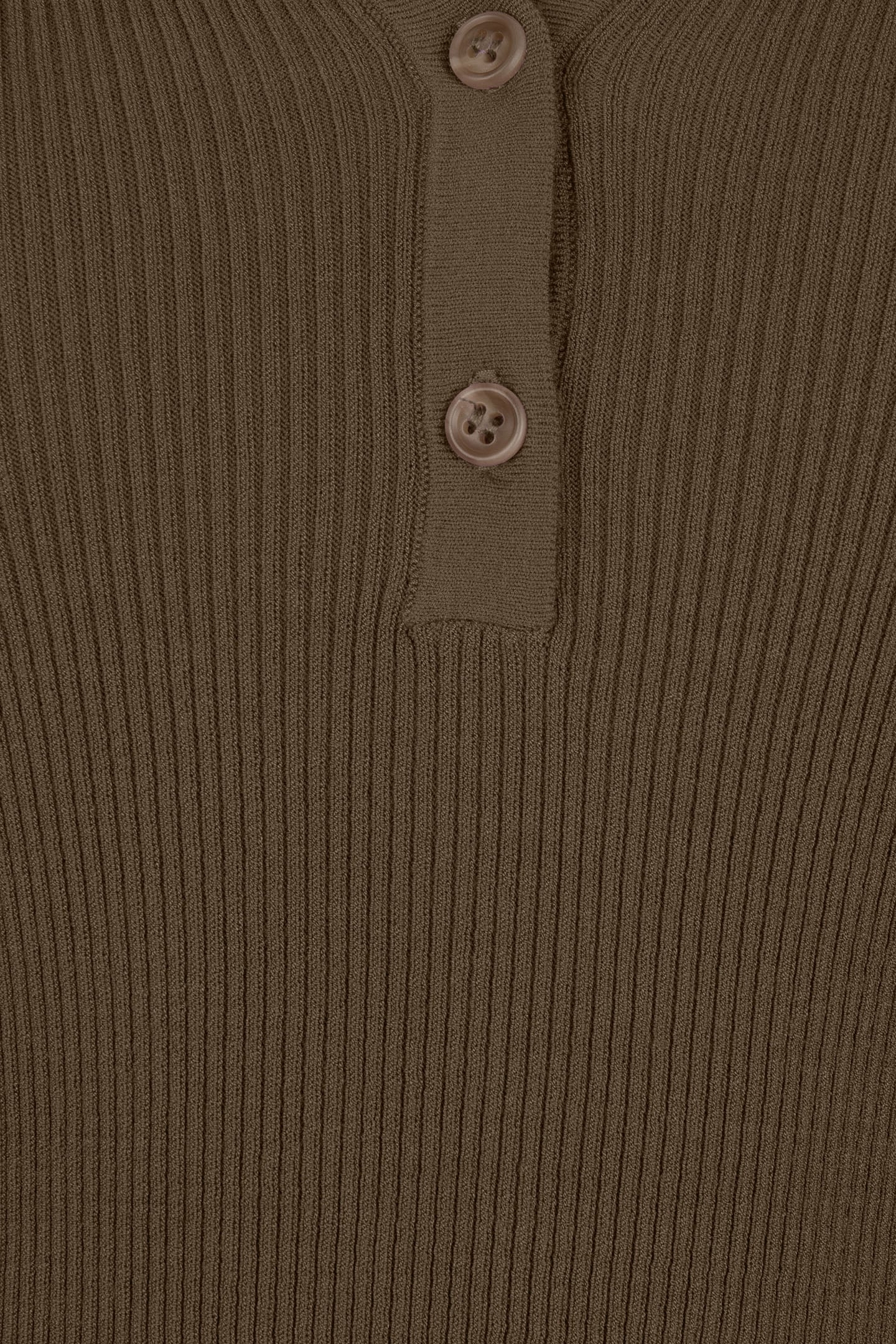 SWEATER POLO COLLAR LONG SLVE ARMY GREEN 5