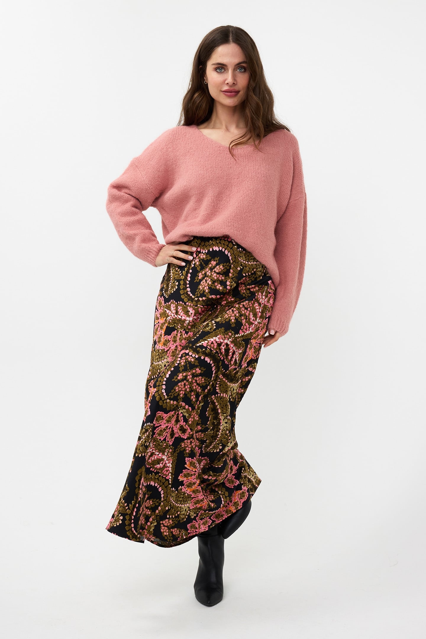 SKIRT GLOBAL FLOWER PRINT 3