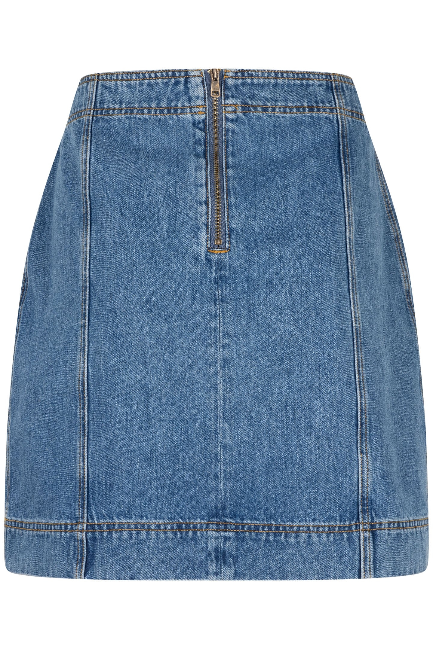 SKIRT DENIM BUTTONS JEANS BLUE 6