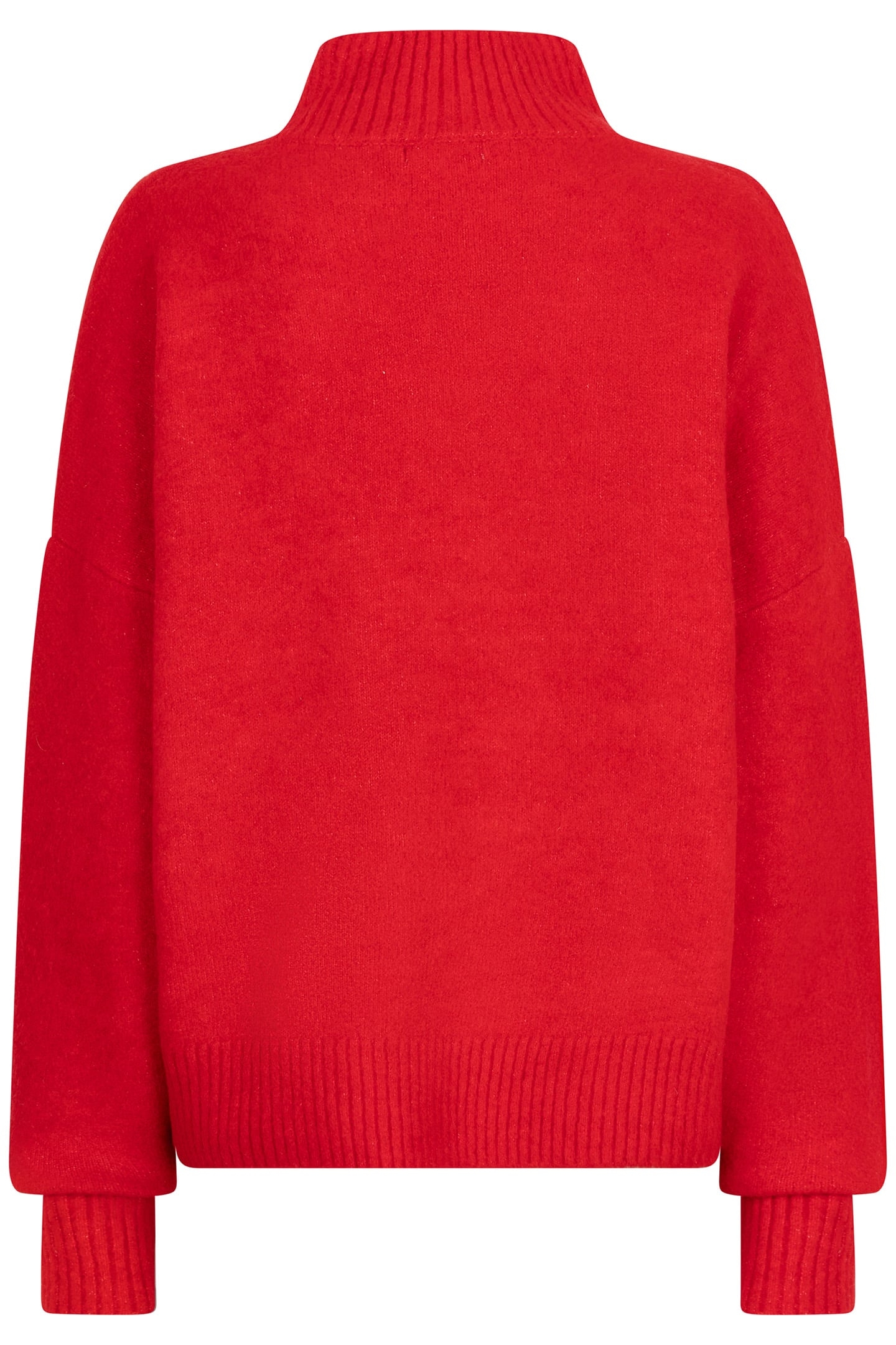 SWEATER BOXY COL RED 5
