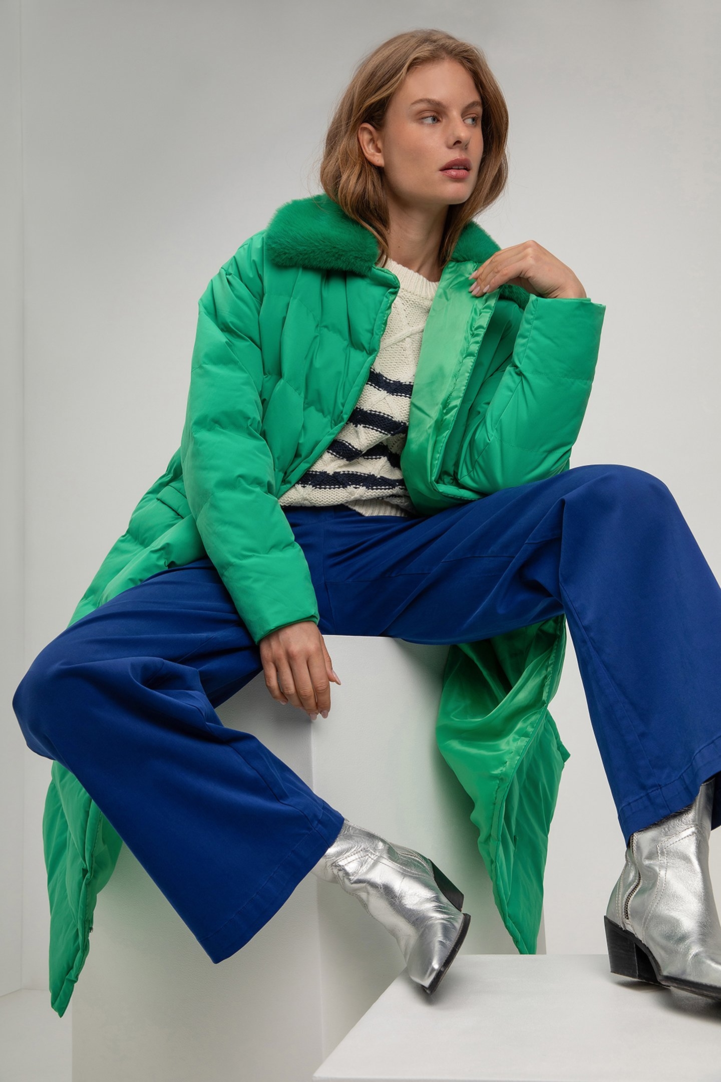 SUZE COAT PARROT GREEN 6