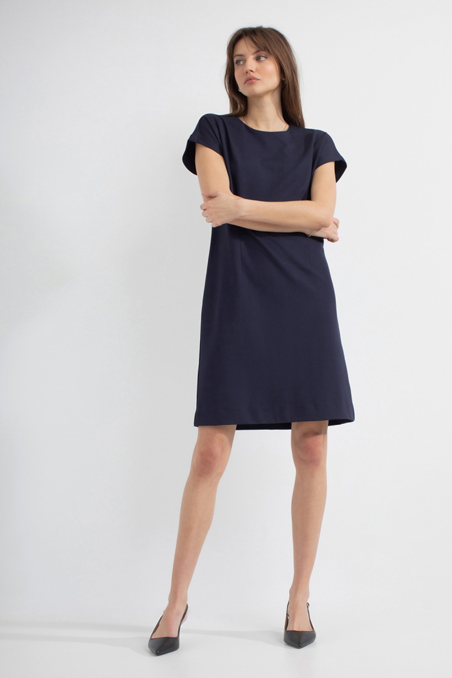 PEGGY DRESS NAVY 2