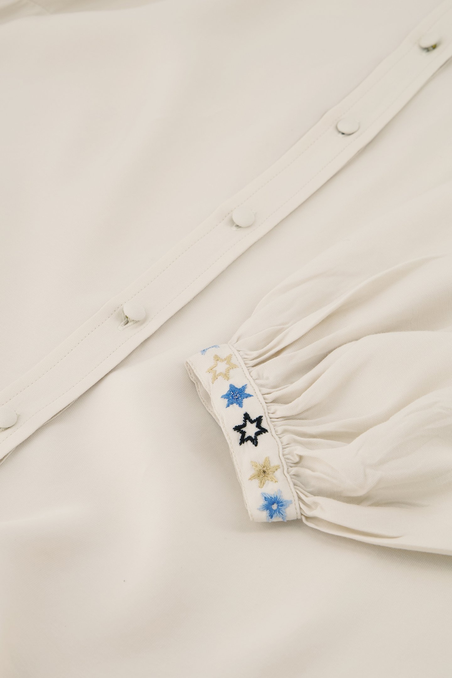 HARRY BLOUSE WARM WHITE/BLUE 5