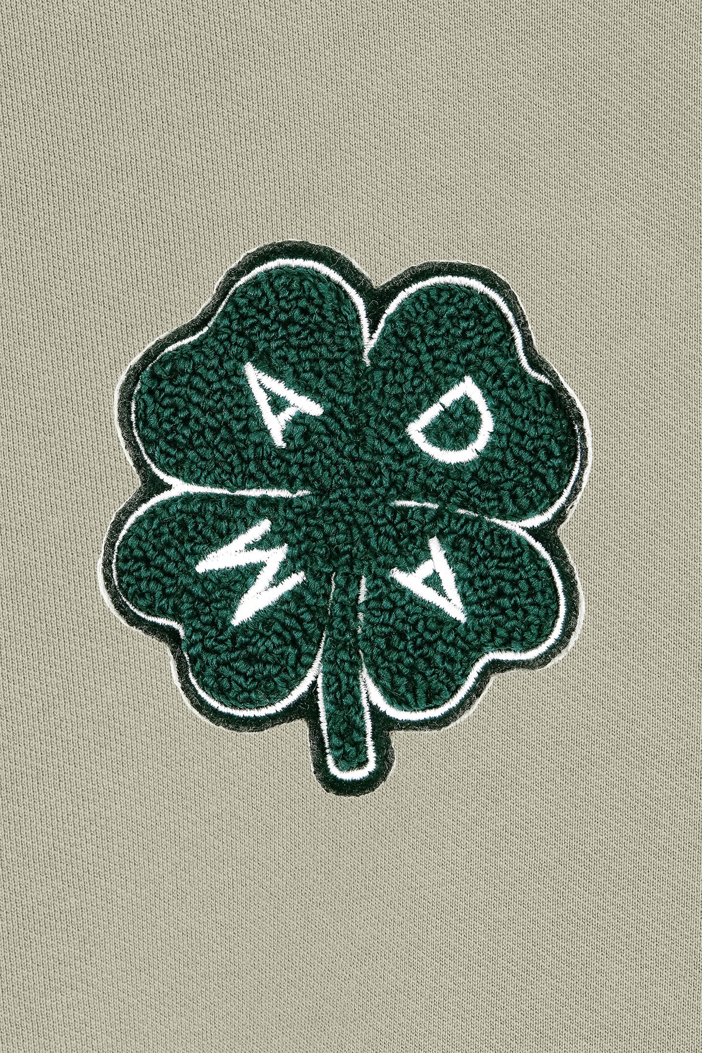 SWEATSHIRT GREEN LUCKY CLOVER FICUS 4