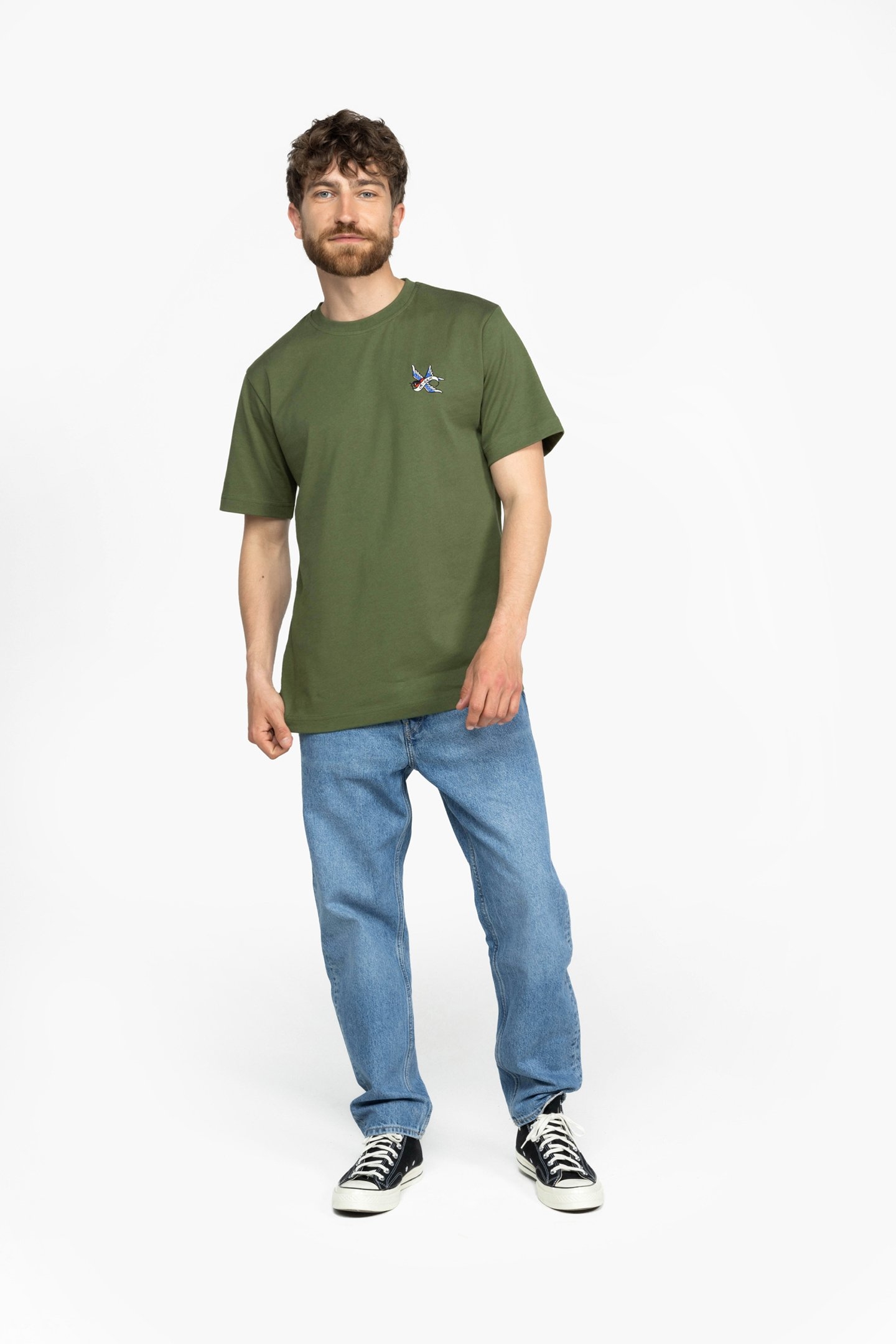 ICONIC TEE ADAM BIRD BRONZE GREEN 1