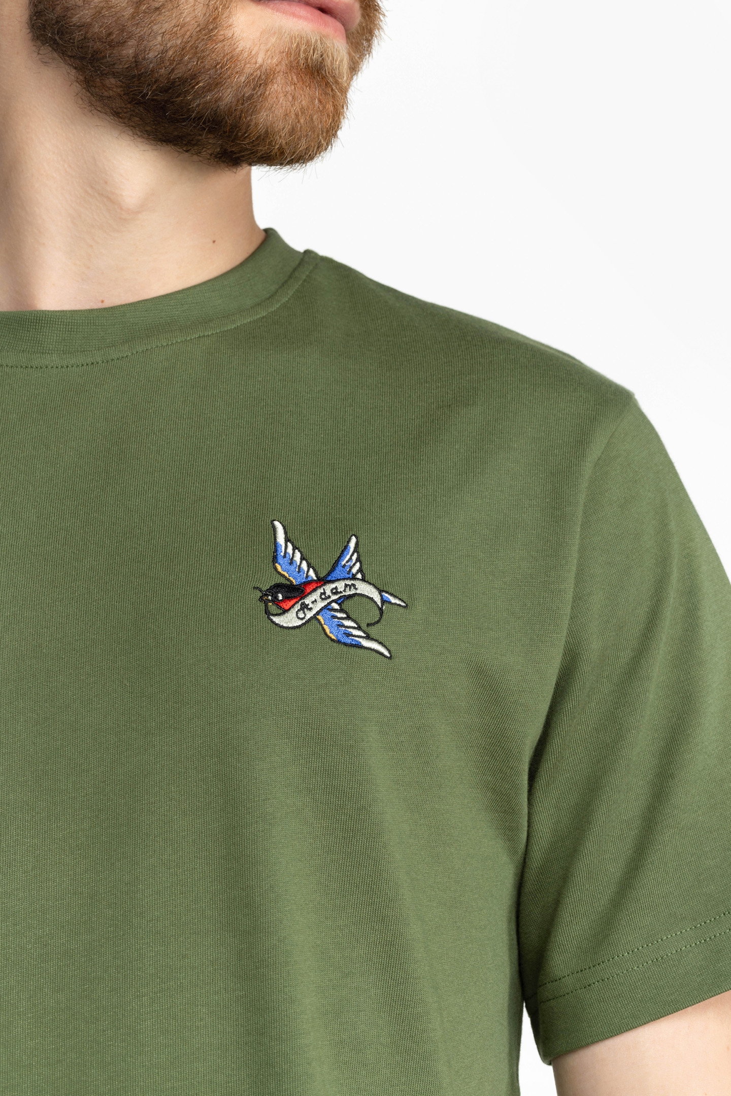 ICONIC TEE ADAM BIRD BRONZE GREEN 3