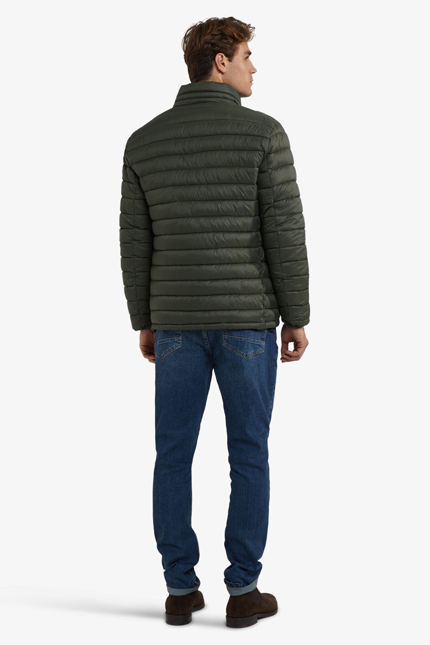 LIGHT WEIGHT BOMBER DARK OLIVE 3