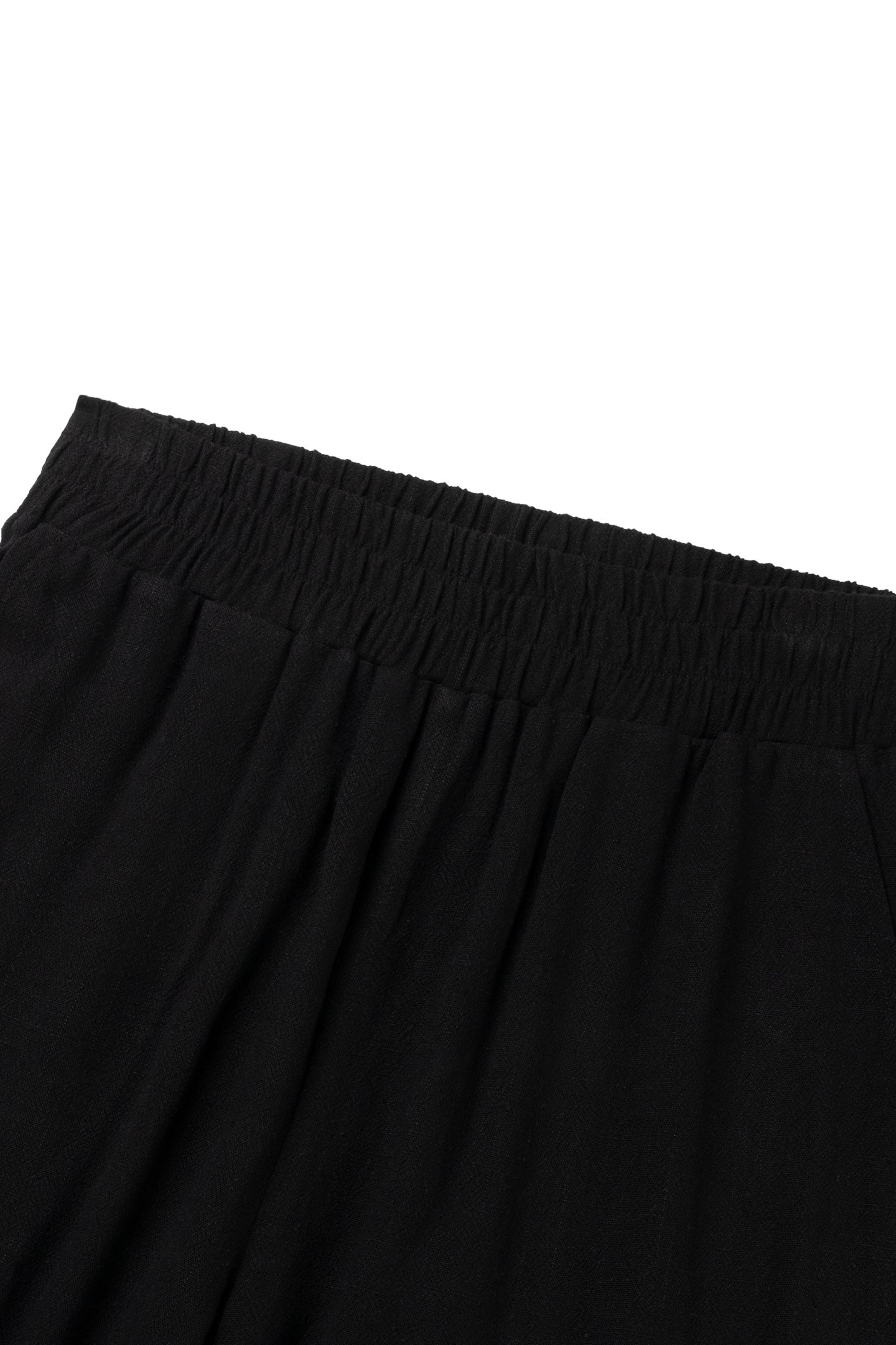 NOUS SOMMES LABELS – LENNIE LINEN PANTS BLACK 3