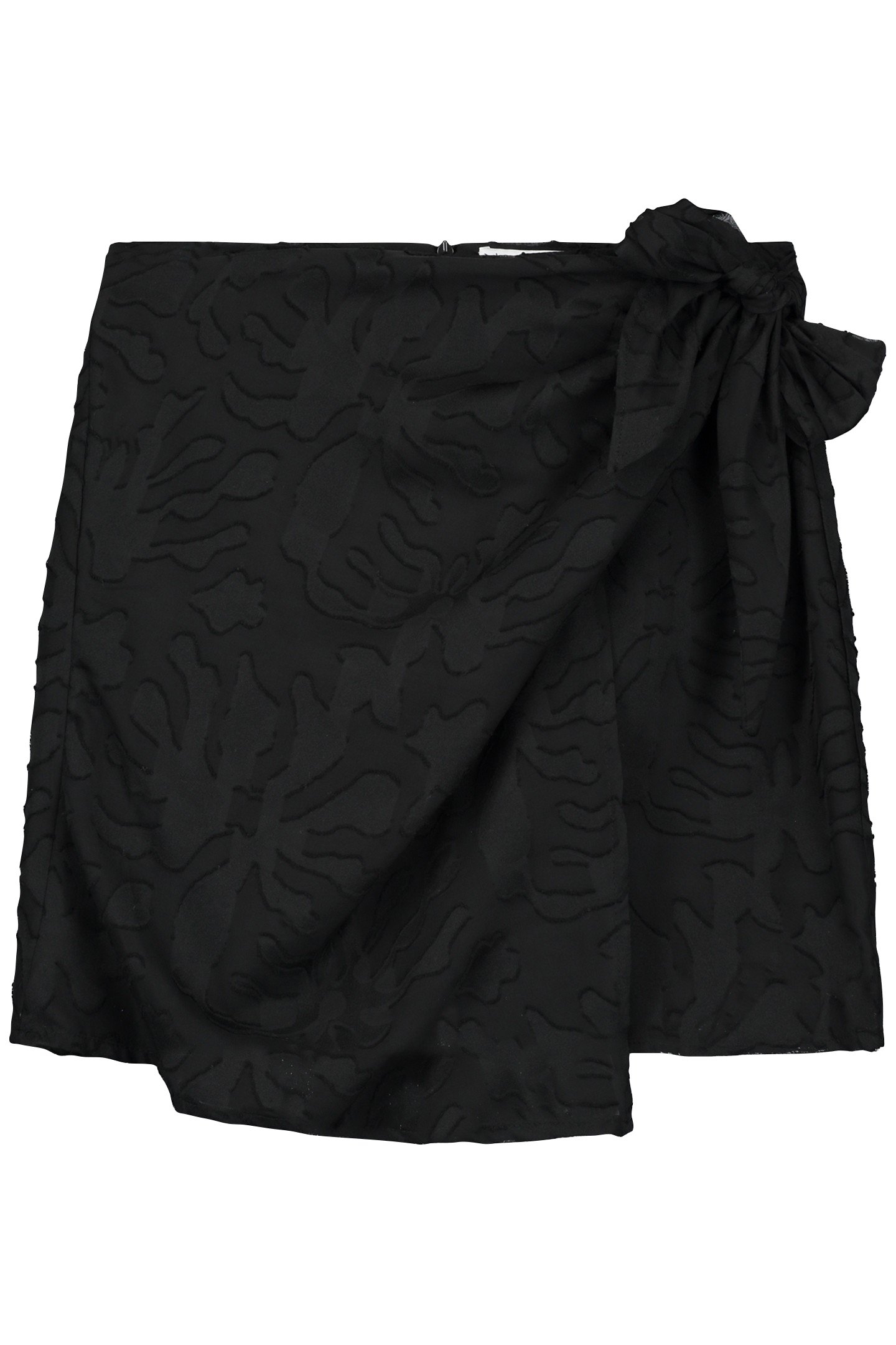 NOUS SOMMES LABELS – JULES TIE SKIRT BLACK 1