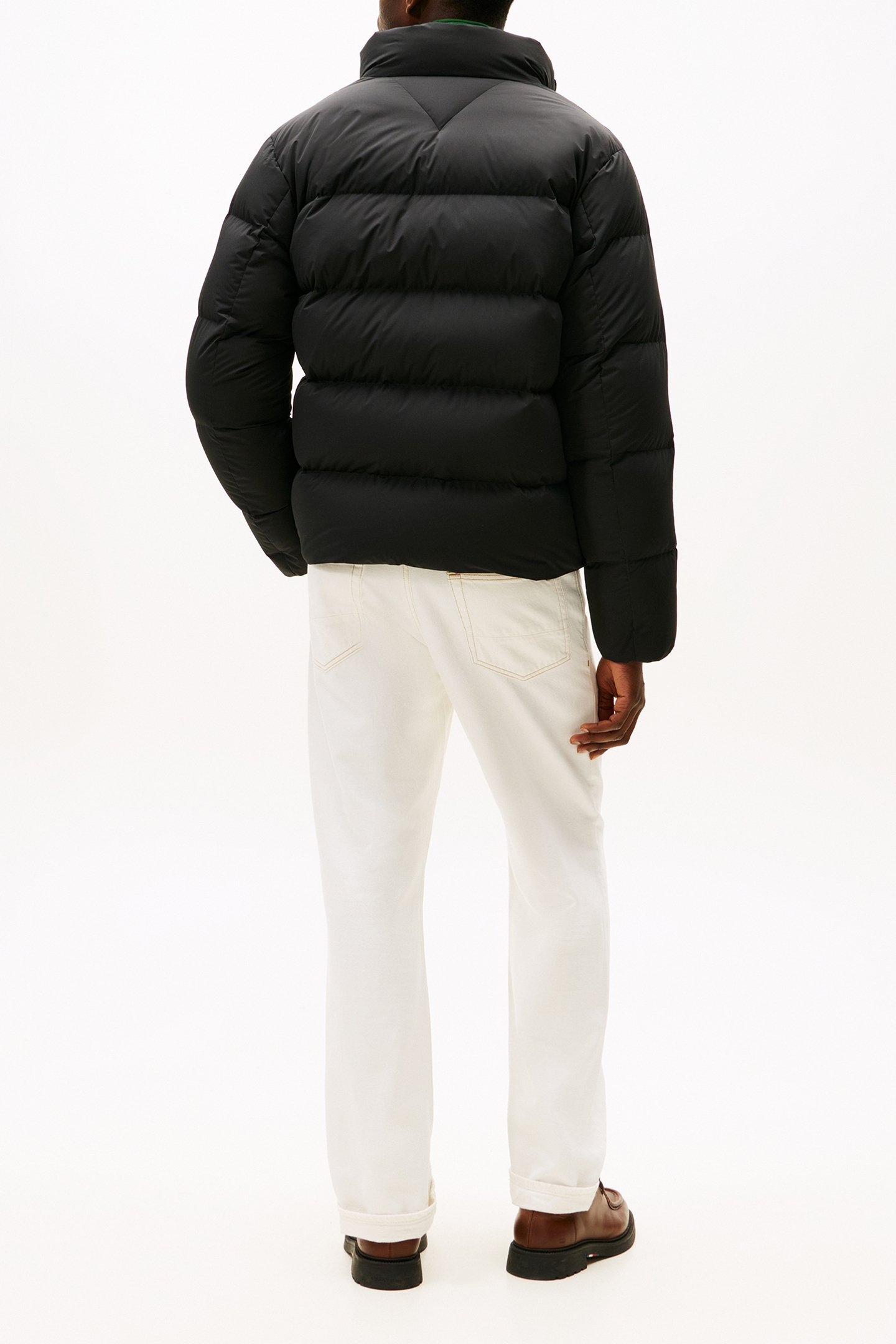 DOWN STAND PUFFER JACKET BLACK 2