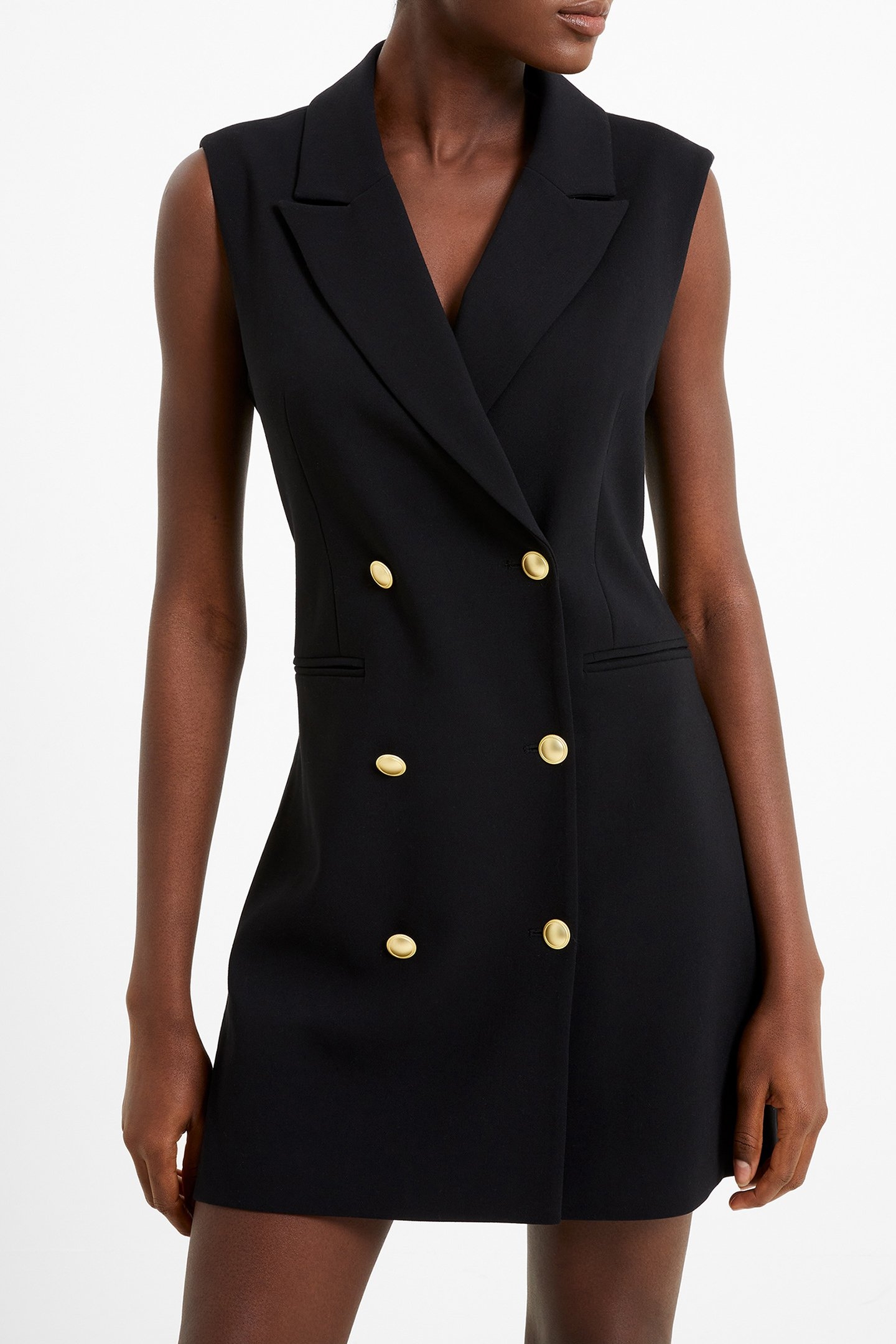 WHISPER SLVLSS TUX DRESS BLACKOUT 1