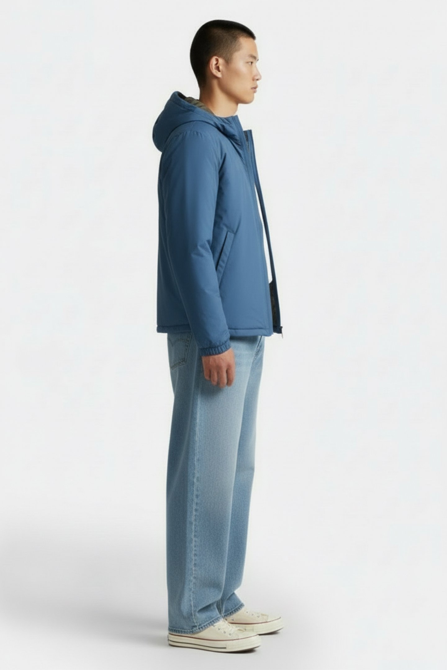 MAT DOWN JACKET DARK DENIM 4