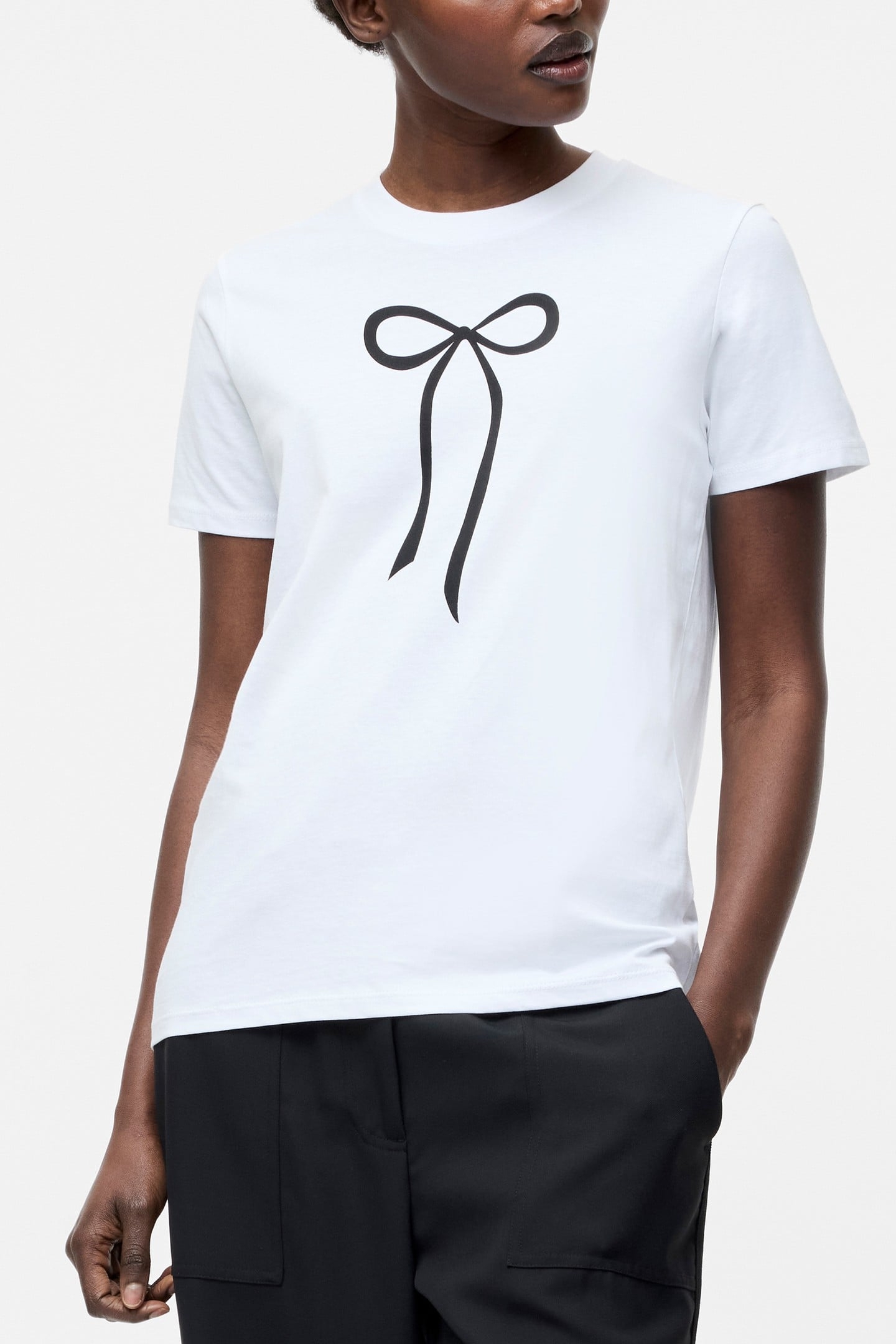 BOW CASHMERE BLUE/WHT 1