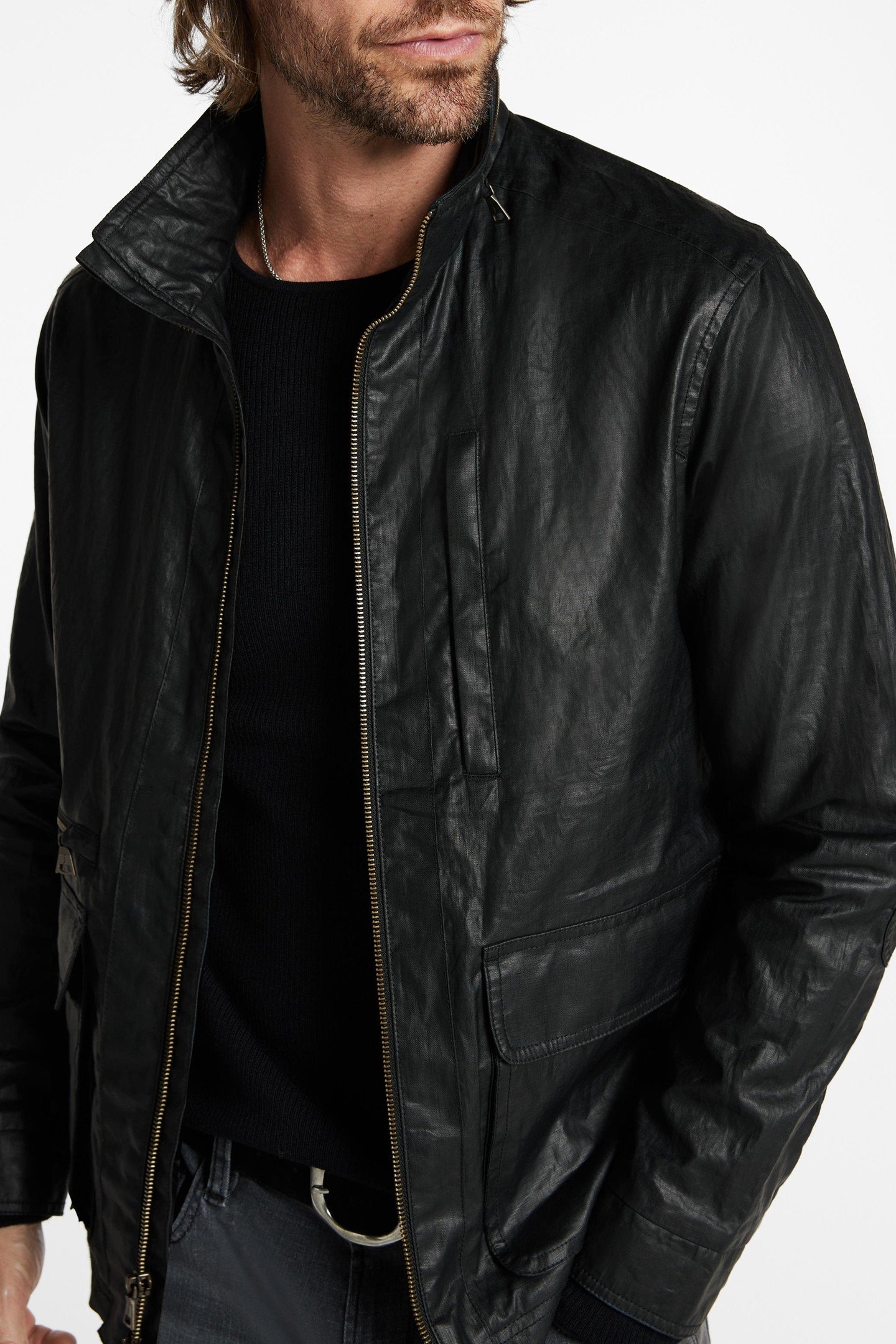 IRVING JACKET ZIPPER CLOSURE BLACK 3