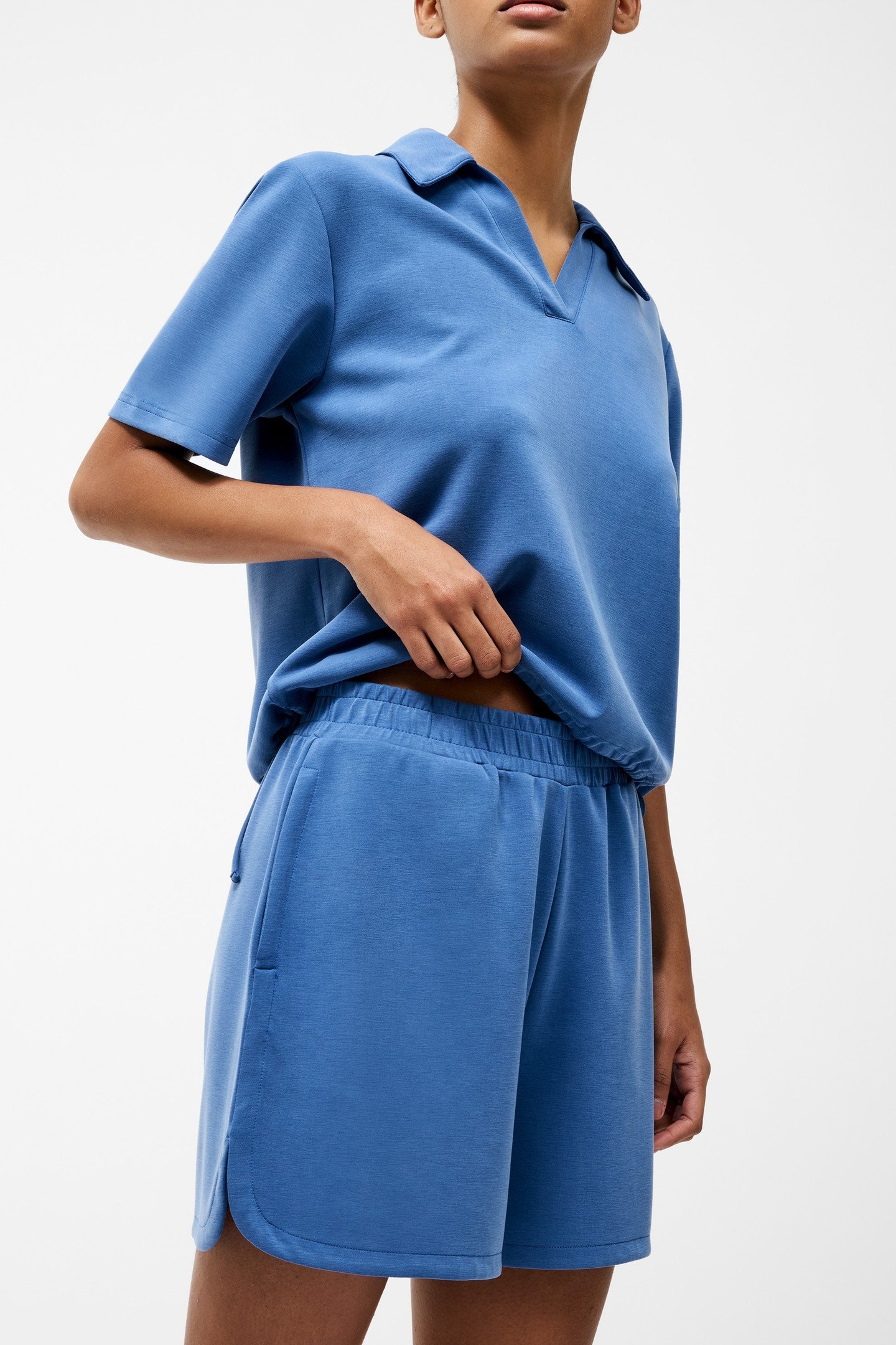 WREN SWEAT SHORTS SLATE BLUE 2