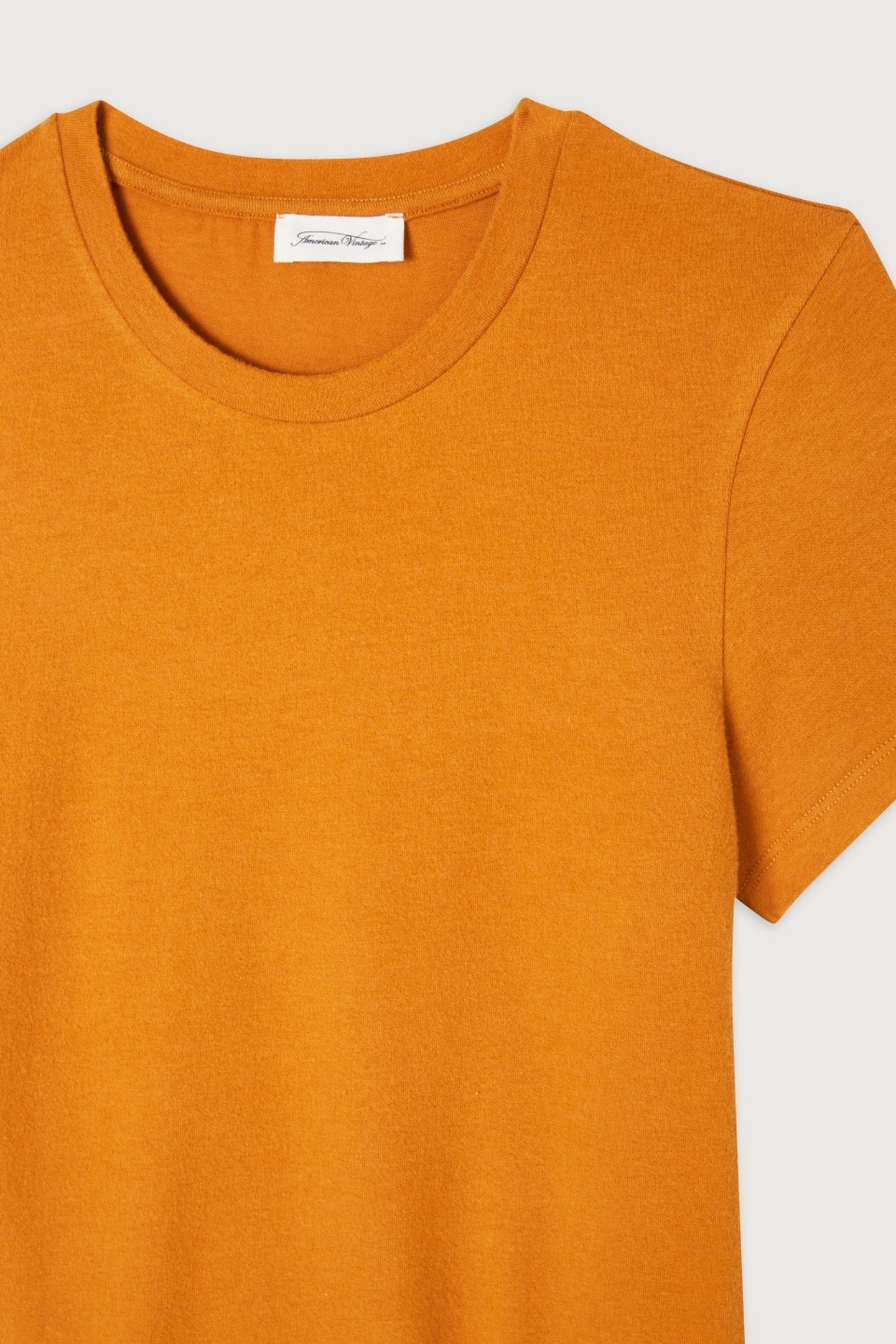 SHORT-SLEEVED CREW NECK T-SHIRT CHINESE PUMPKIN 2