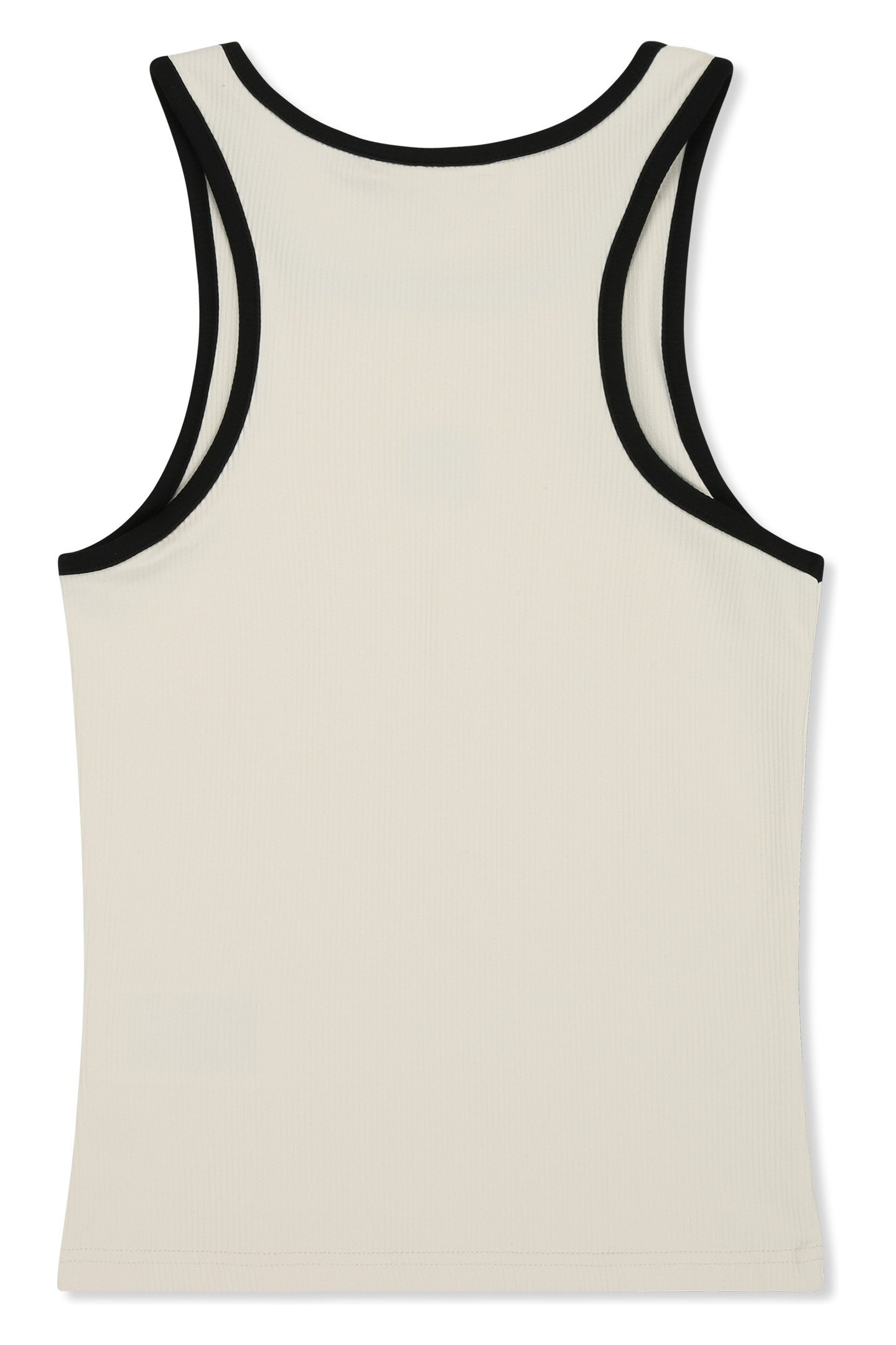 BELLAGIO TIGHT RIBBED RACER TANK EGRET 6