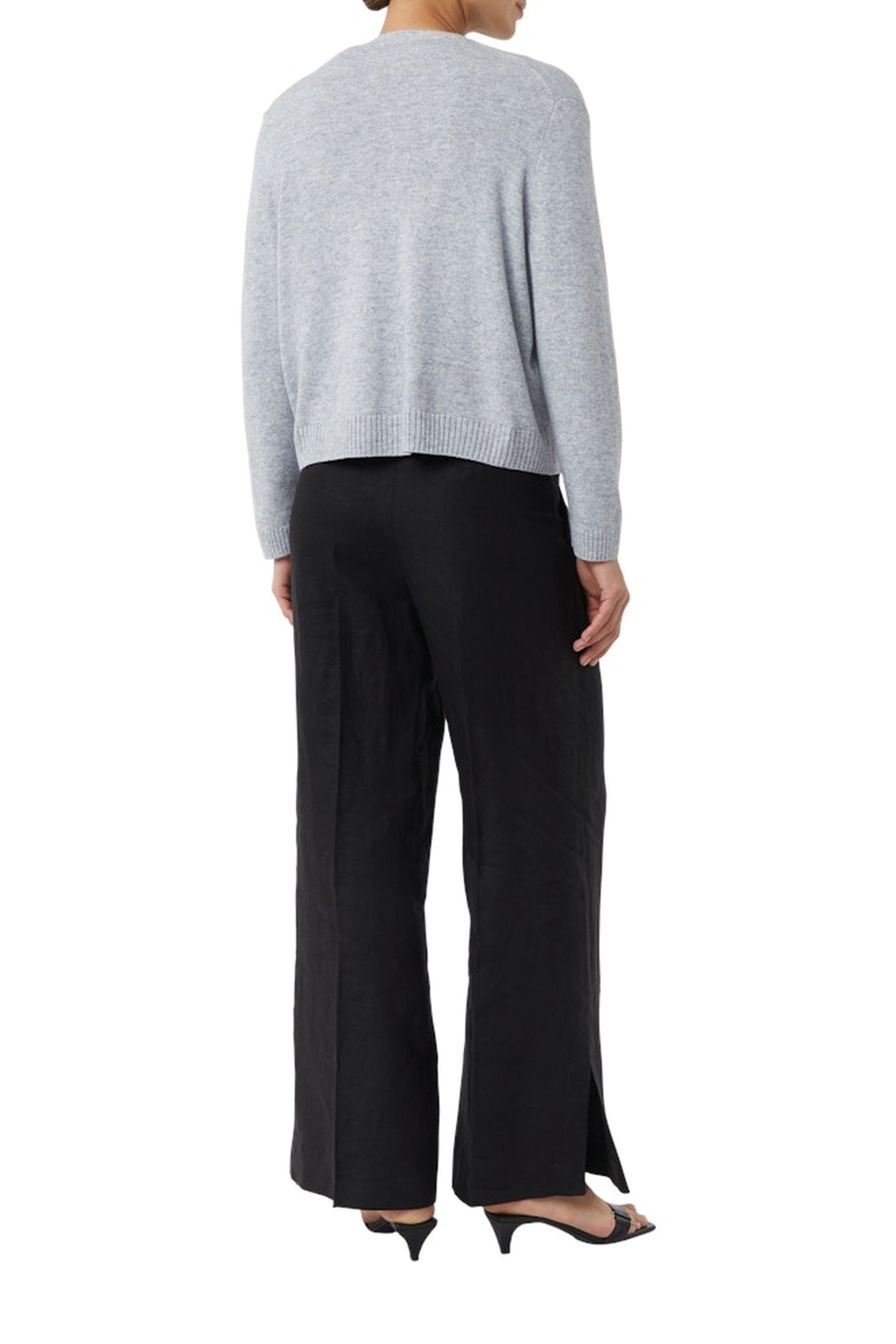 COMMA CARDIGAN LIGHT GREY 2