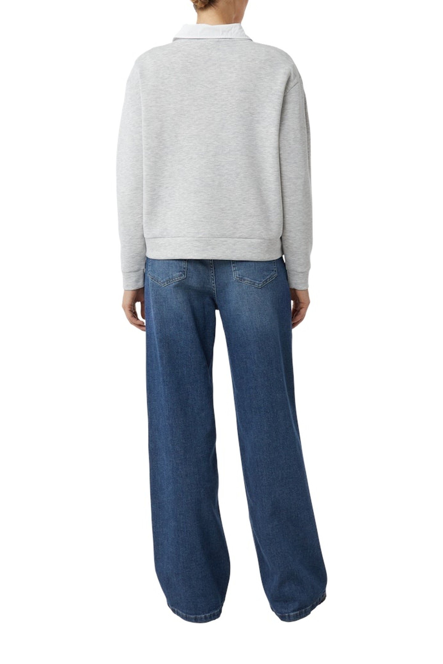 COMMA SWEATSHIRTS LIGHT GREY 2