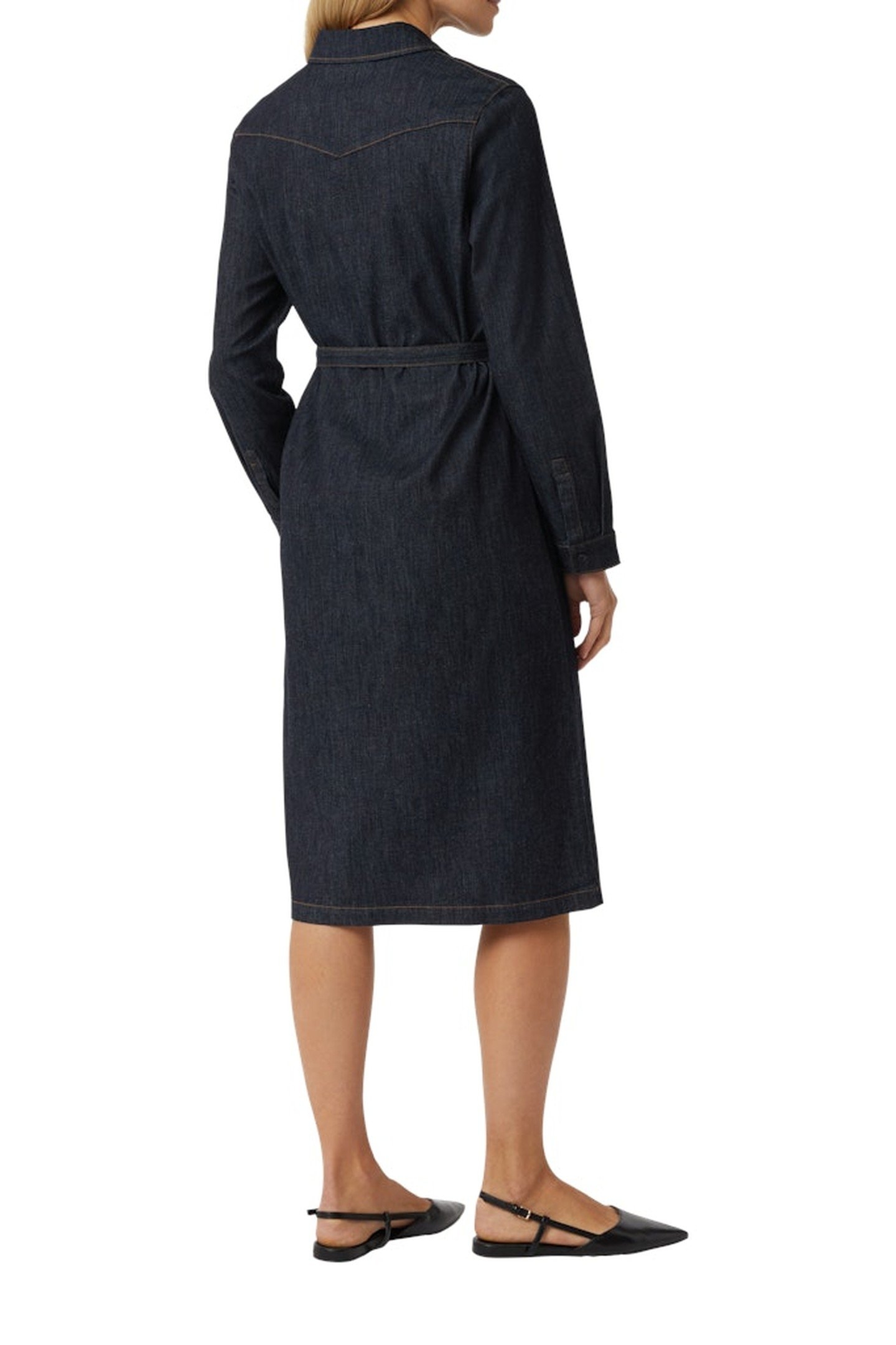 COMMA DRESSES BLUE DENIM 2