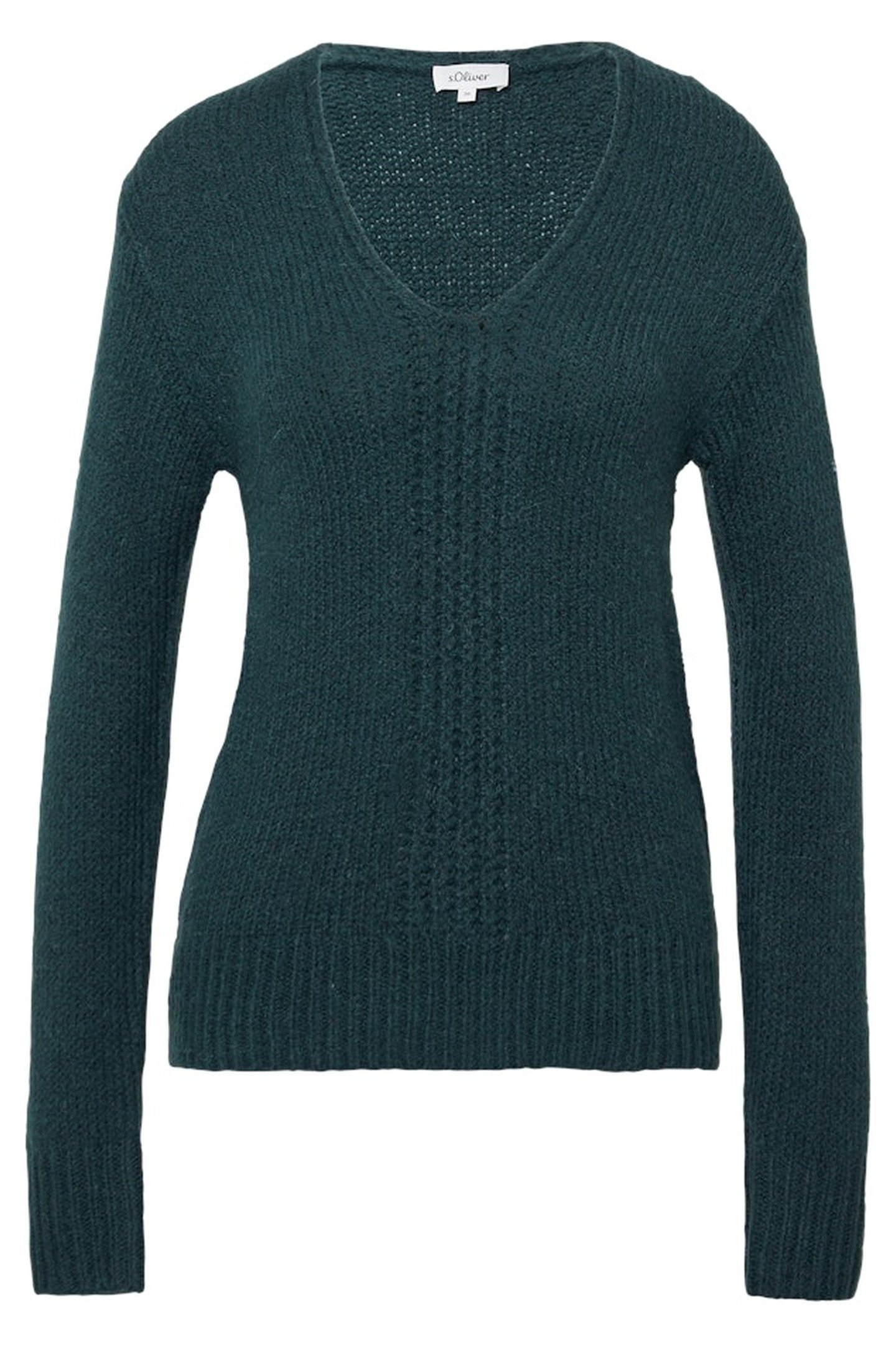 S.OLIVER PULLOVER BLUE GREEN 1