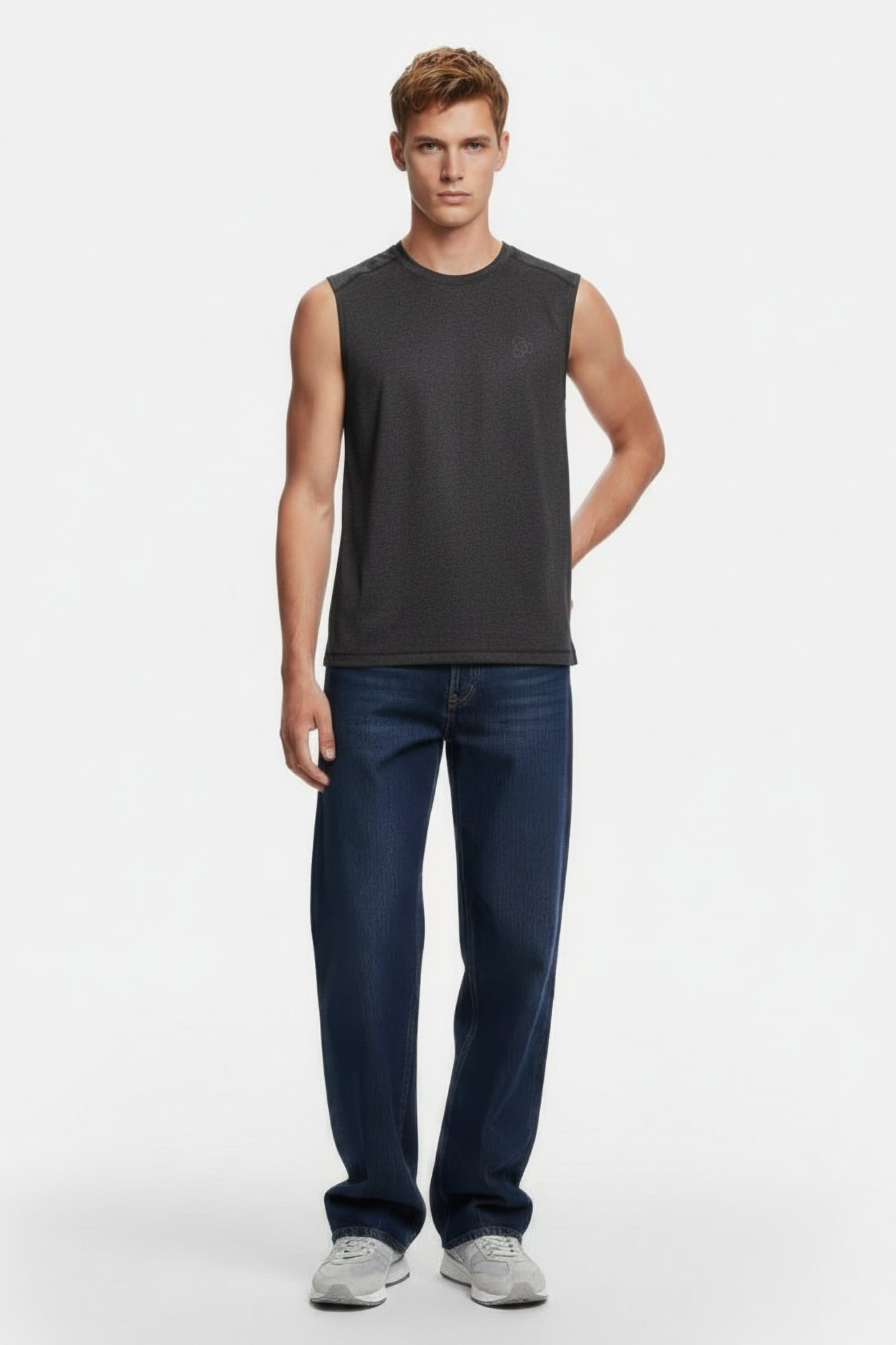 ATHLETIC TANK BLACK 1