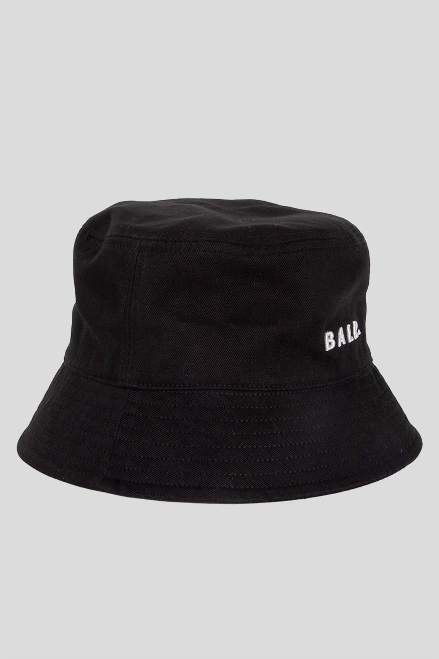 LOGO BUCKET HAT BLACK 2