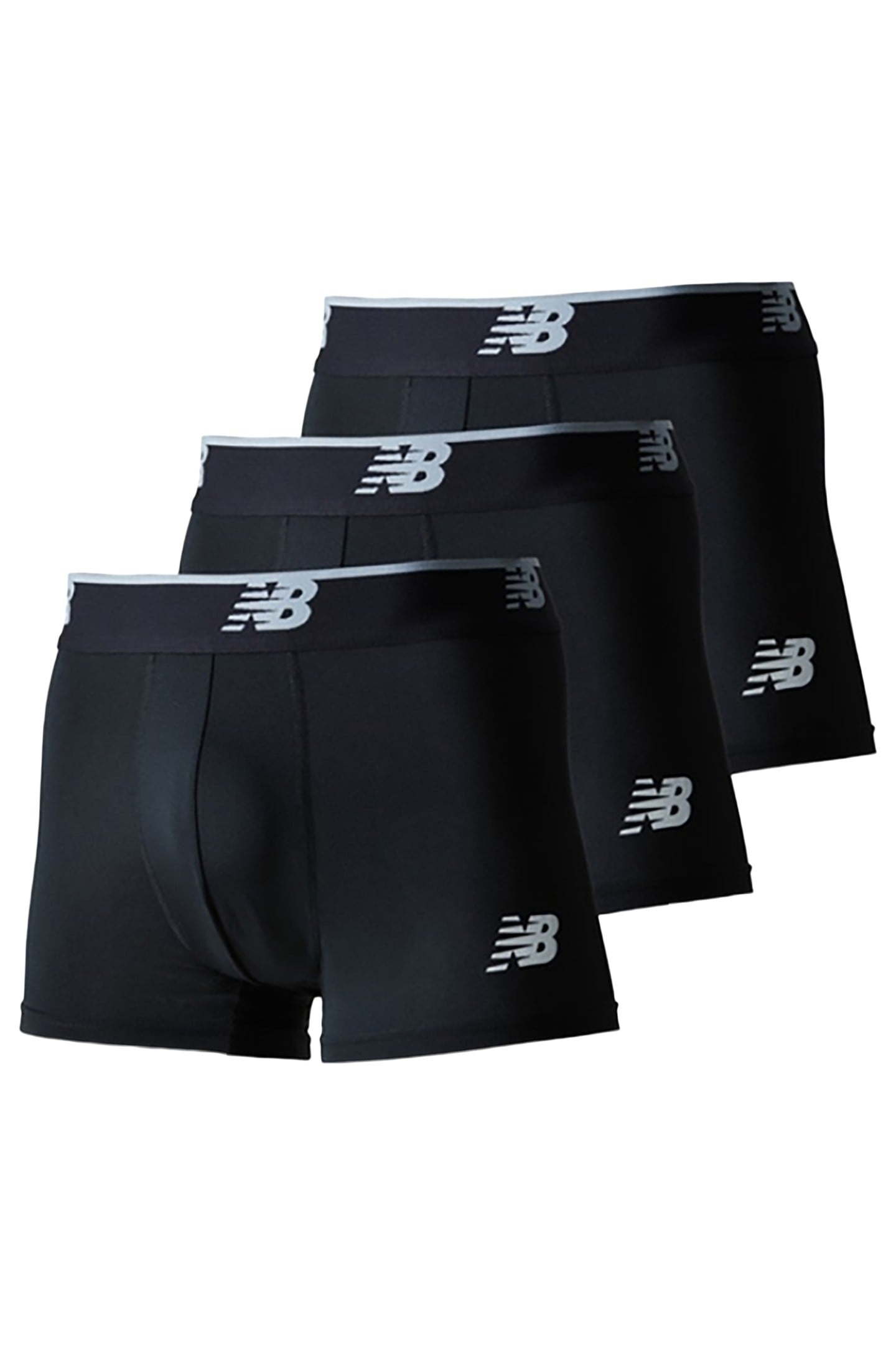 MENS MESH 3 INCH BOXER BRIEF BLACK 1