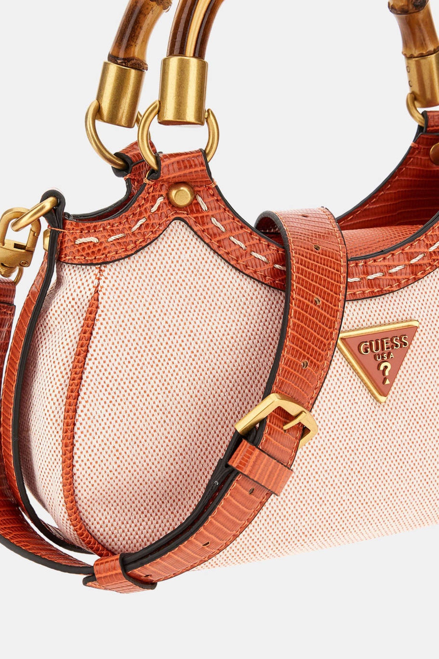 ZABRY BAMBOO SATCHEL ORANGE 8